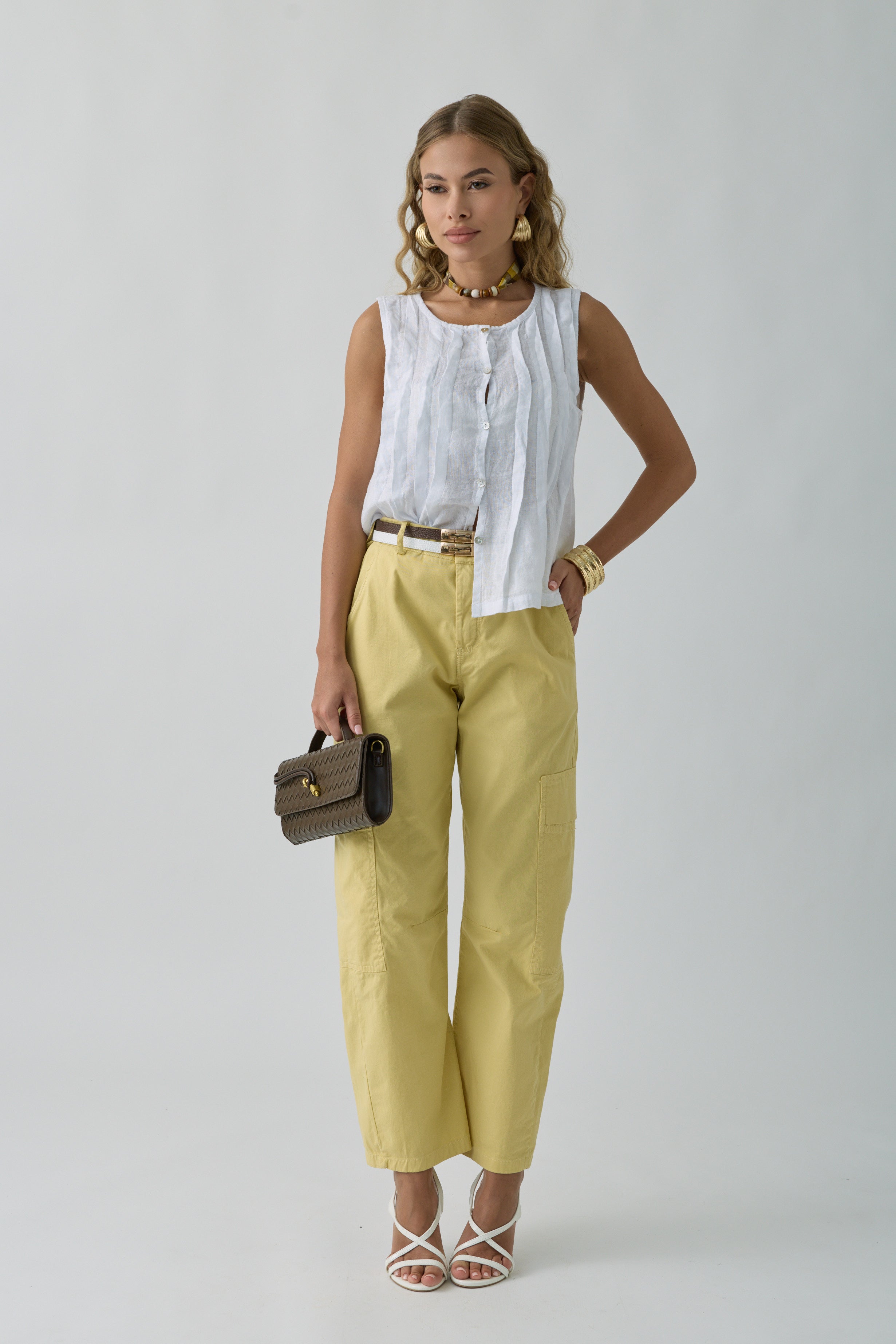 Pantalone Creta giallo|Colore:Giallo