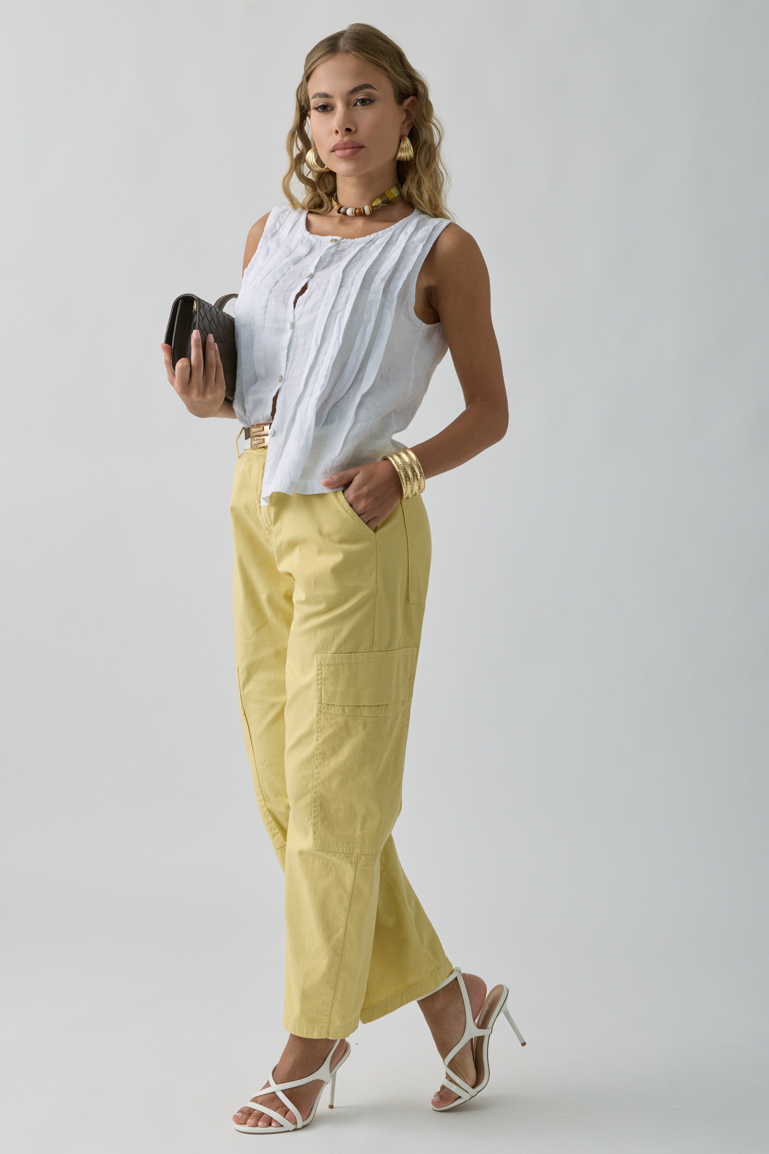 Pantalone Creta giallo|Colore:Giallo