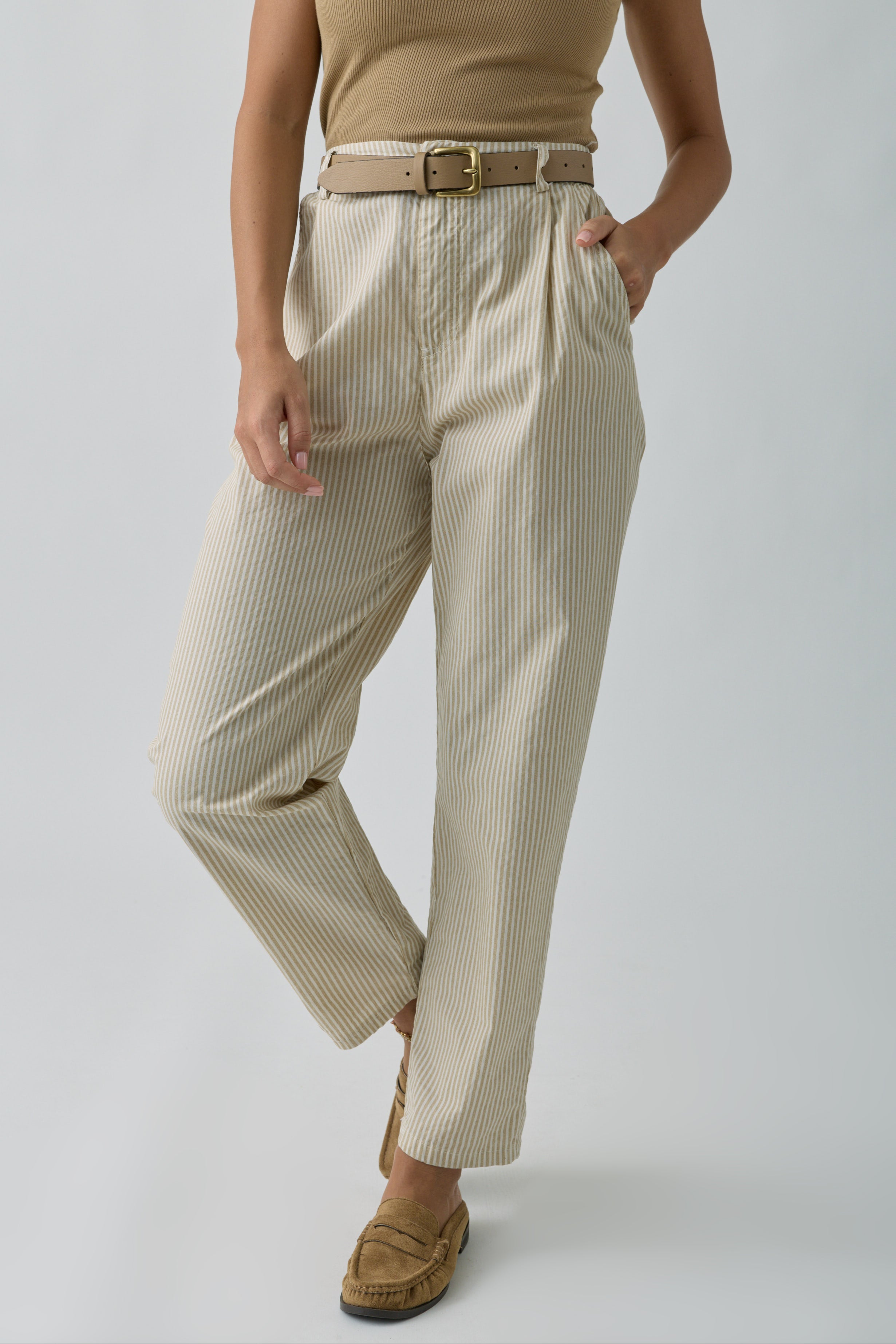 Pantalone Capri beige|Colore:Beige