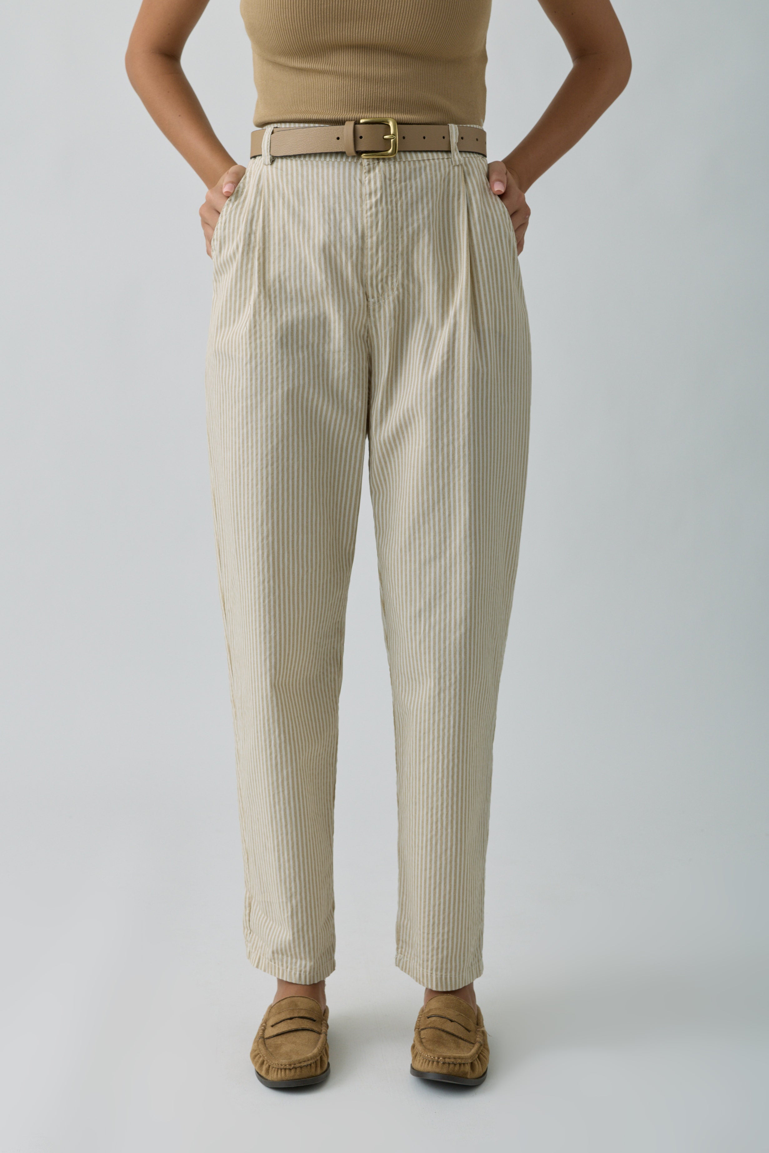 Pantalone Capri beige|Colore:Beige