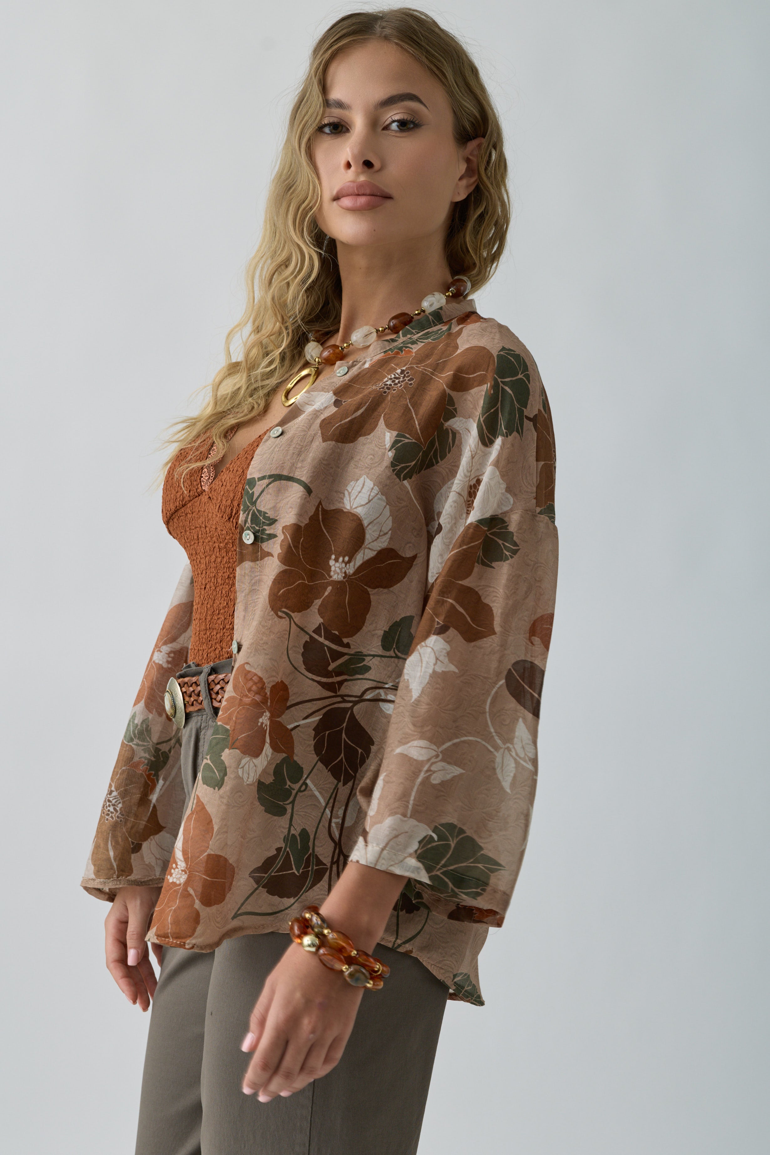 Camicia Forest cammello|Colore:Cammello