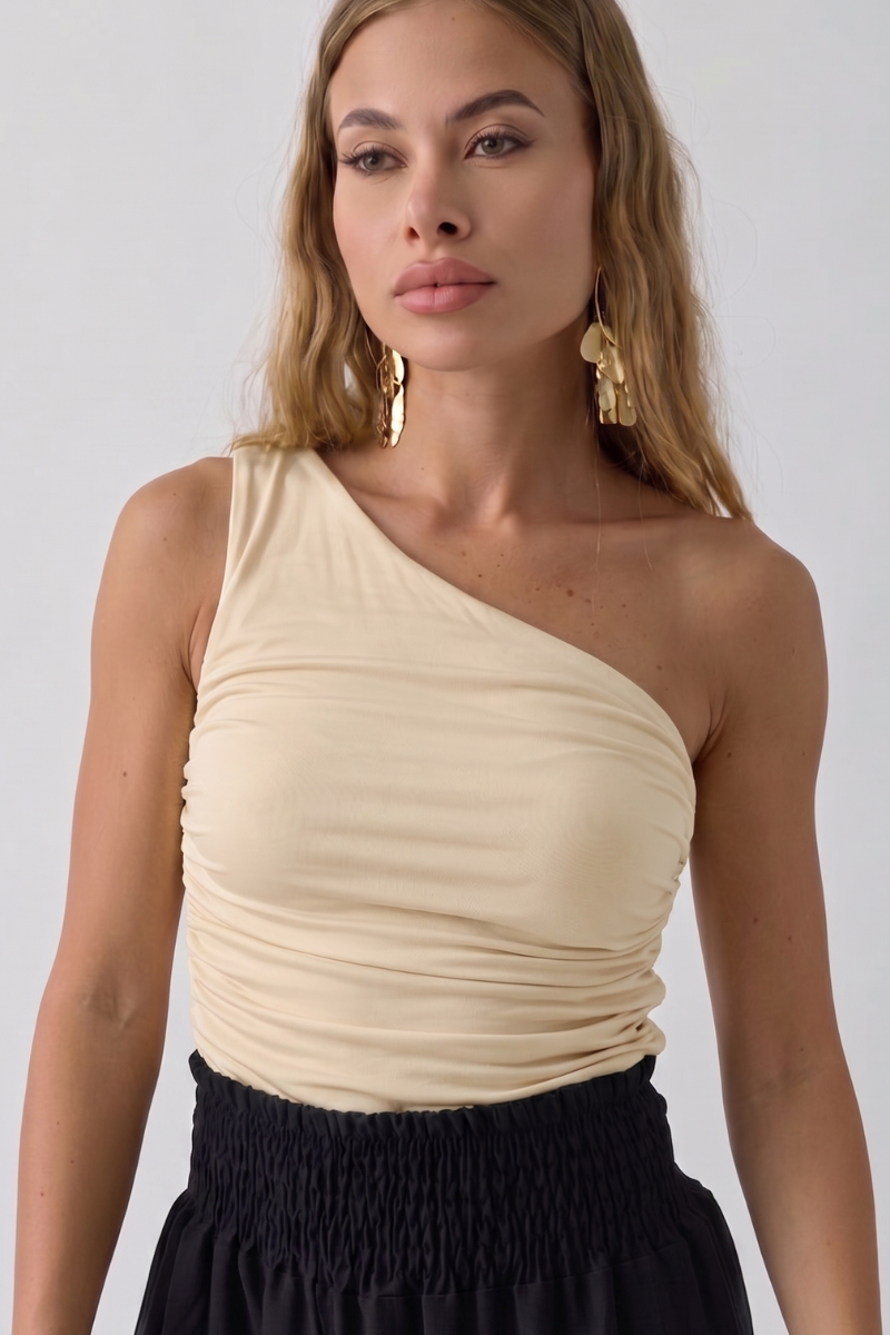 Top Mosospalla beige|Colore:Beige