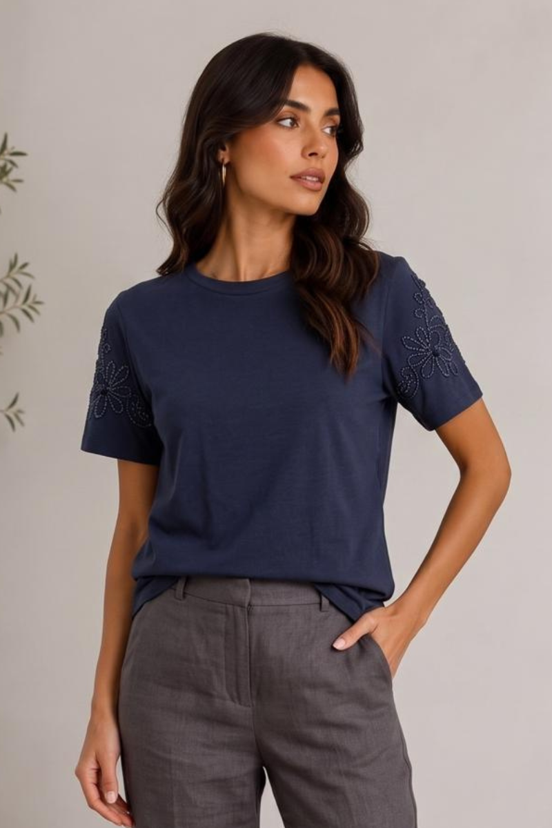 T-Shirt Gemma blu|Colore:Blu
