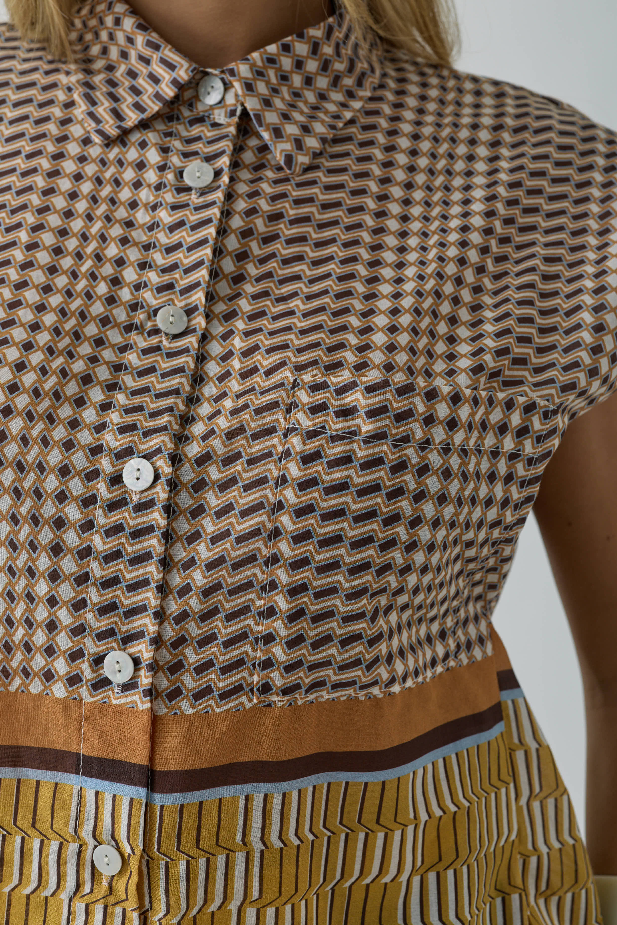 Camicia Piquet ocra|Colore:Ocra