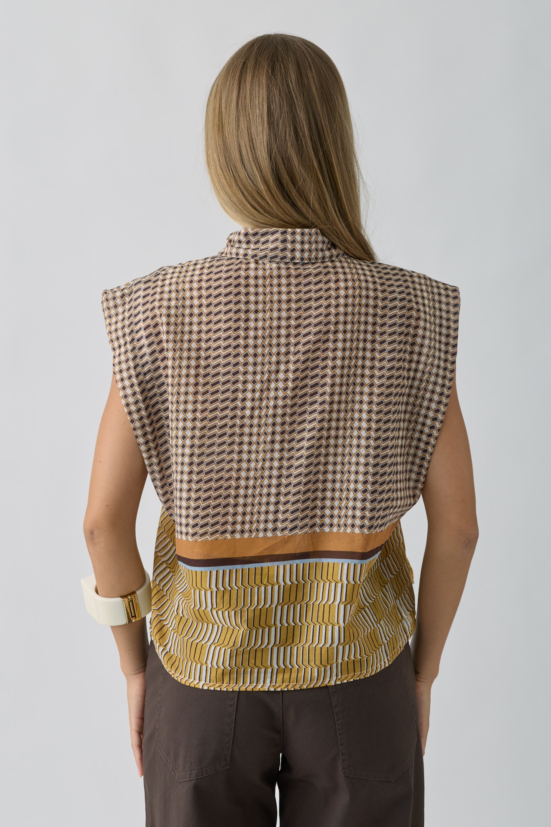 Camicia Piquet ocra|Colore:Ocra