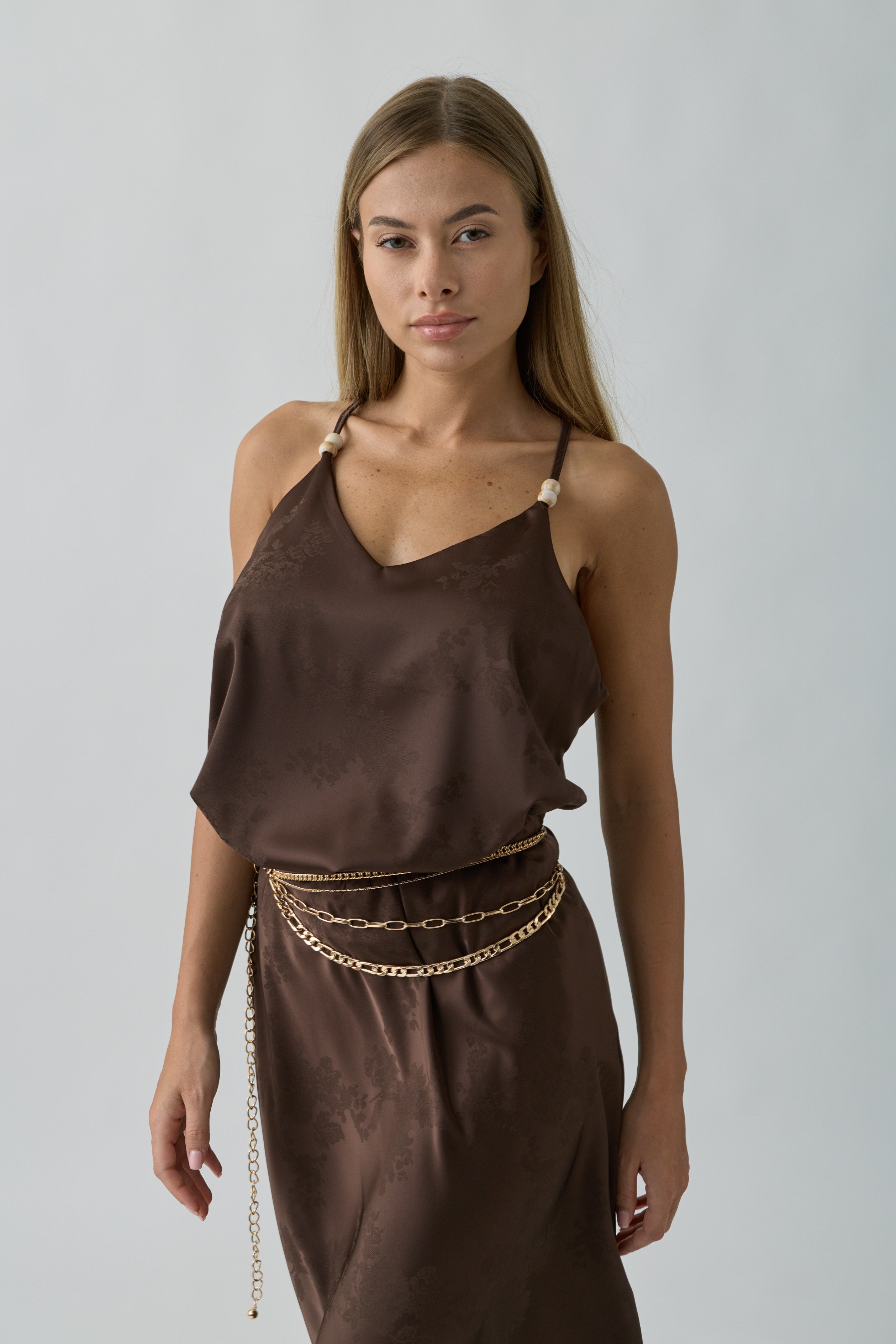 Top Jacquard testa di moro|Colore:Testa di moro