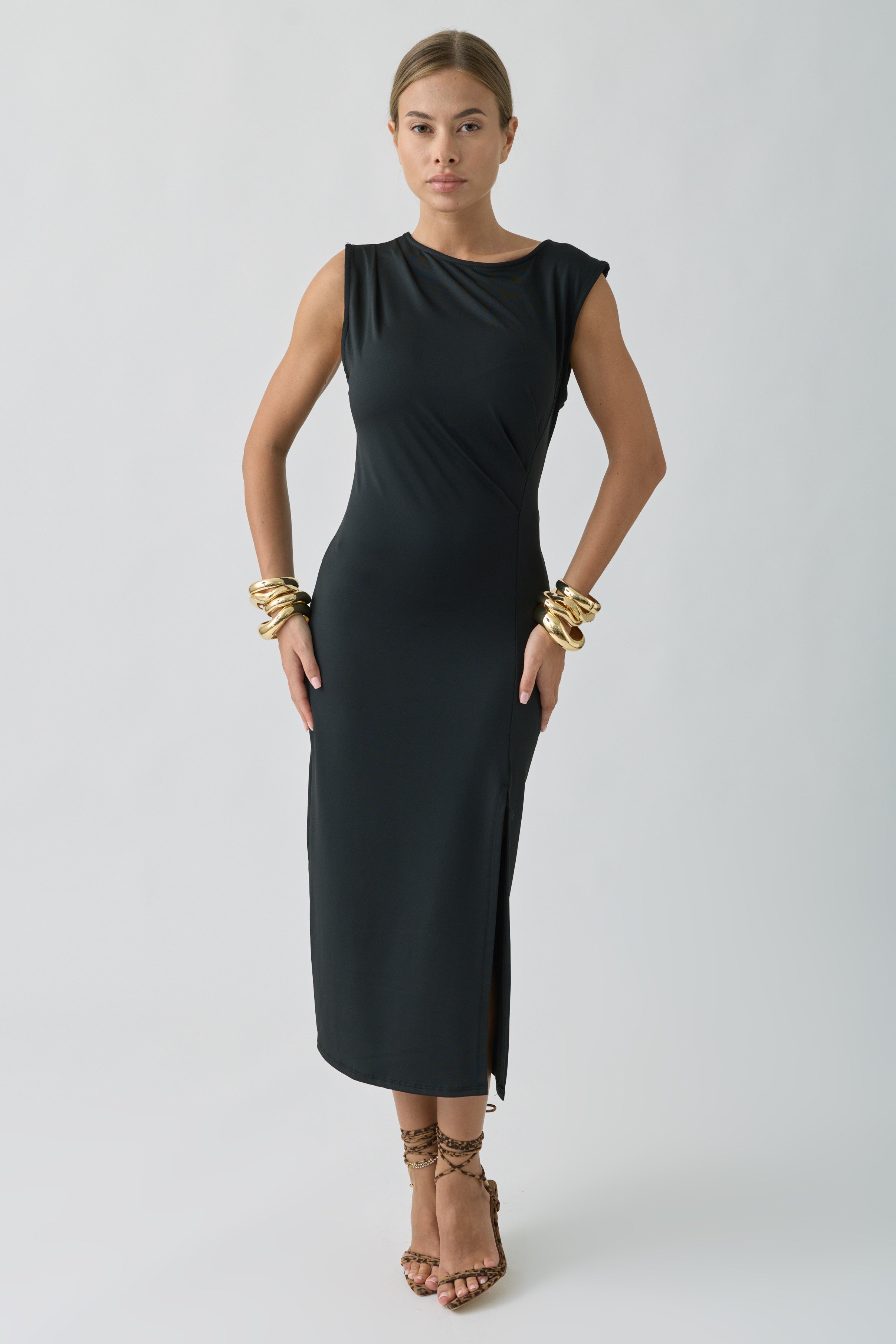 Abito Ines nero|Colore:Nero