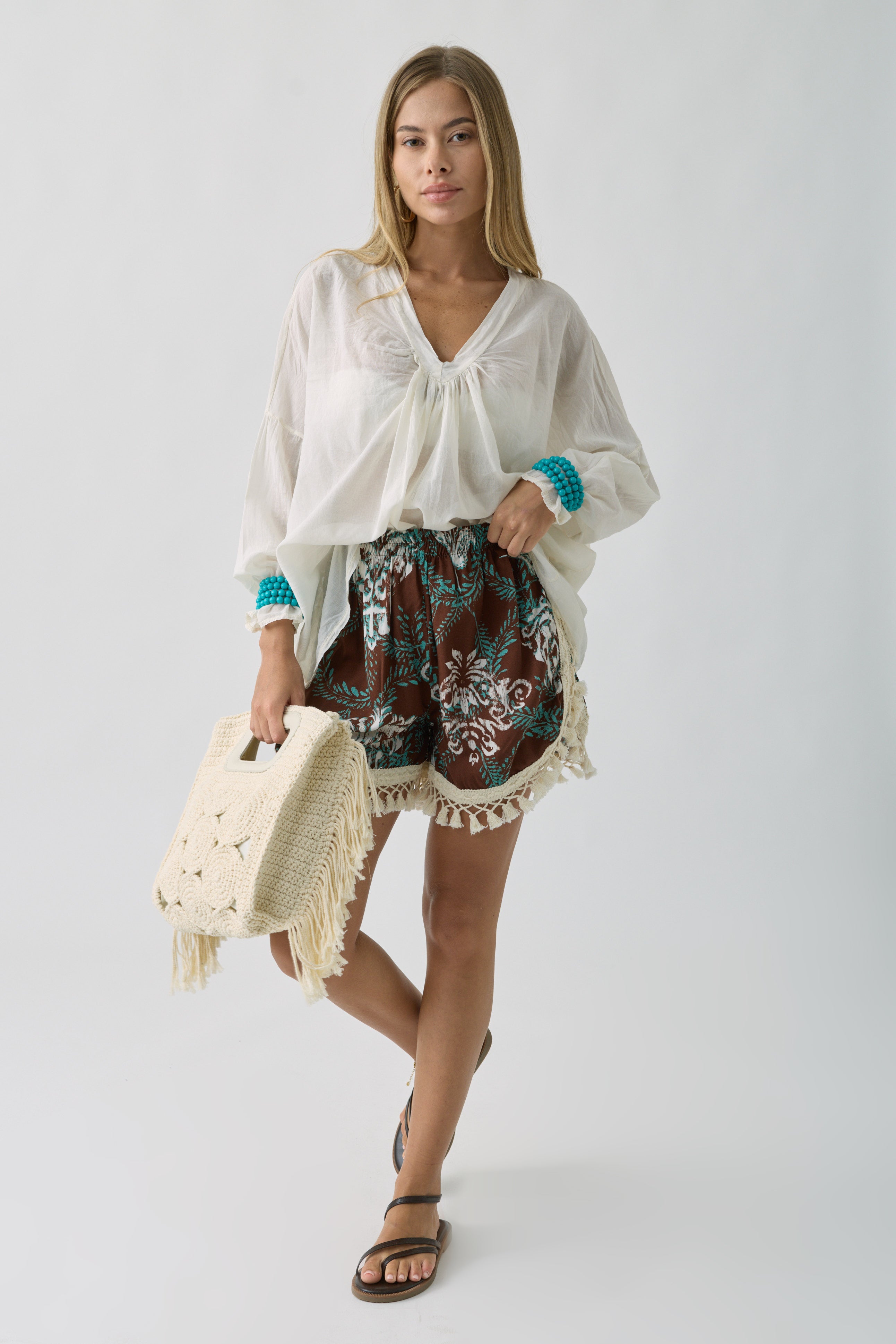 Shorts Ines cacao|Colore:Cacao