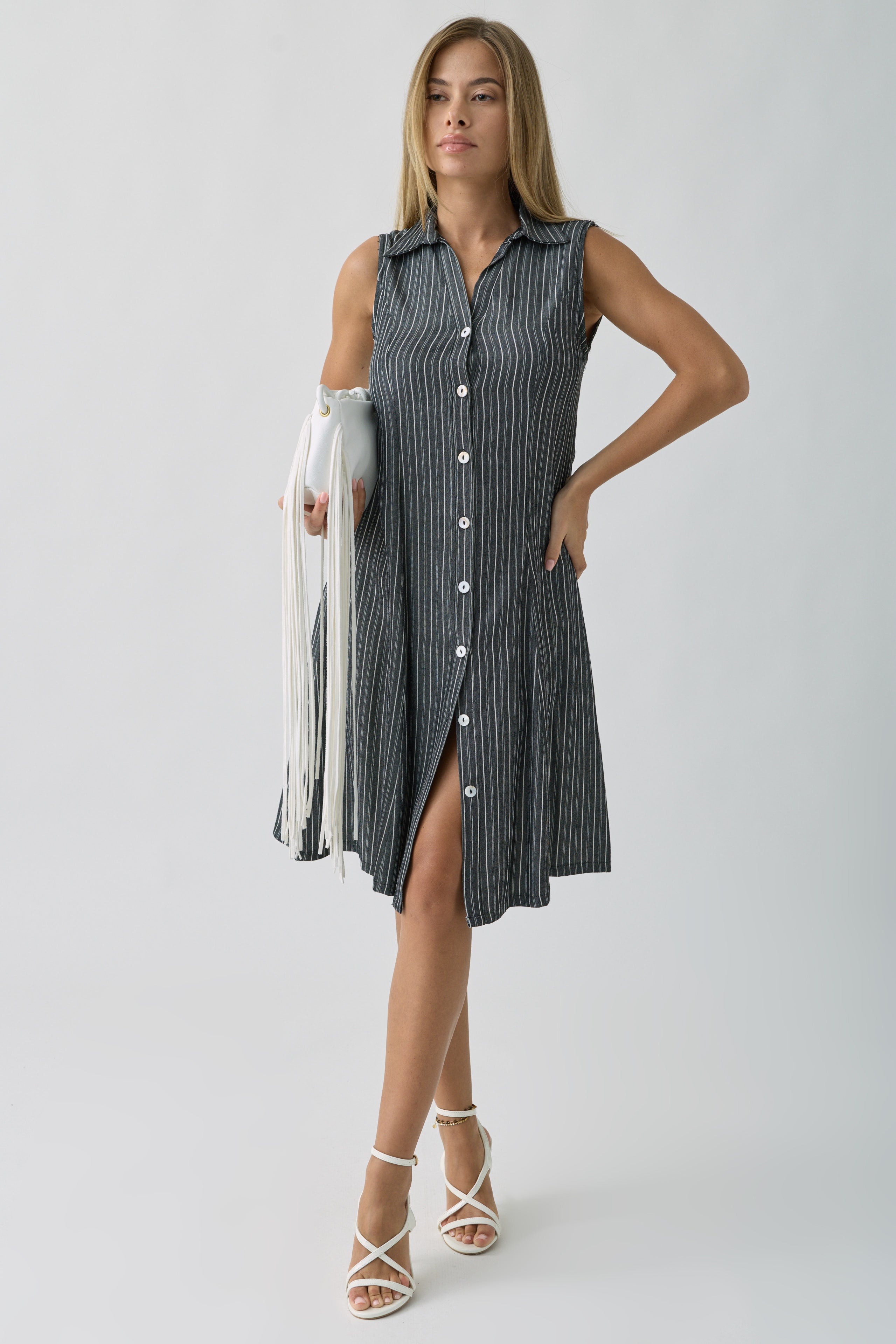 Abito Alicia grigio scuro|Colore:Grigio scuro