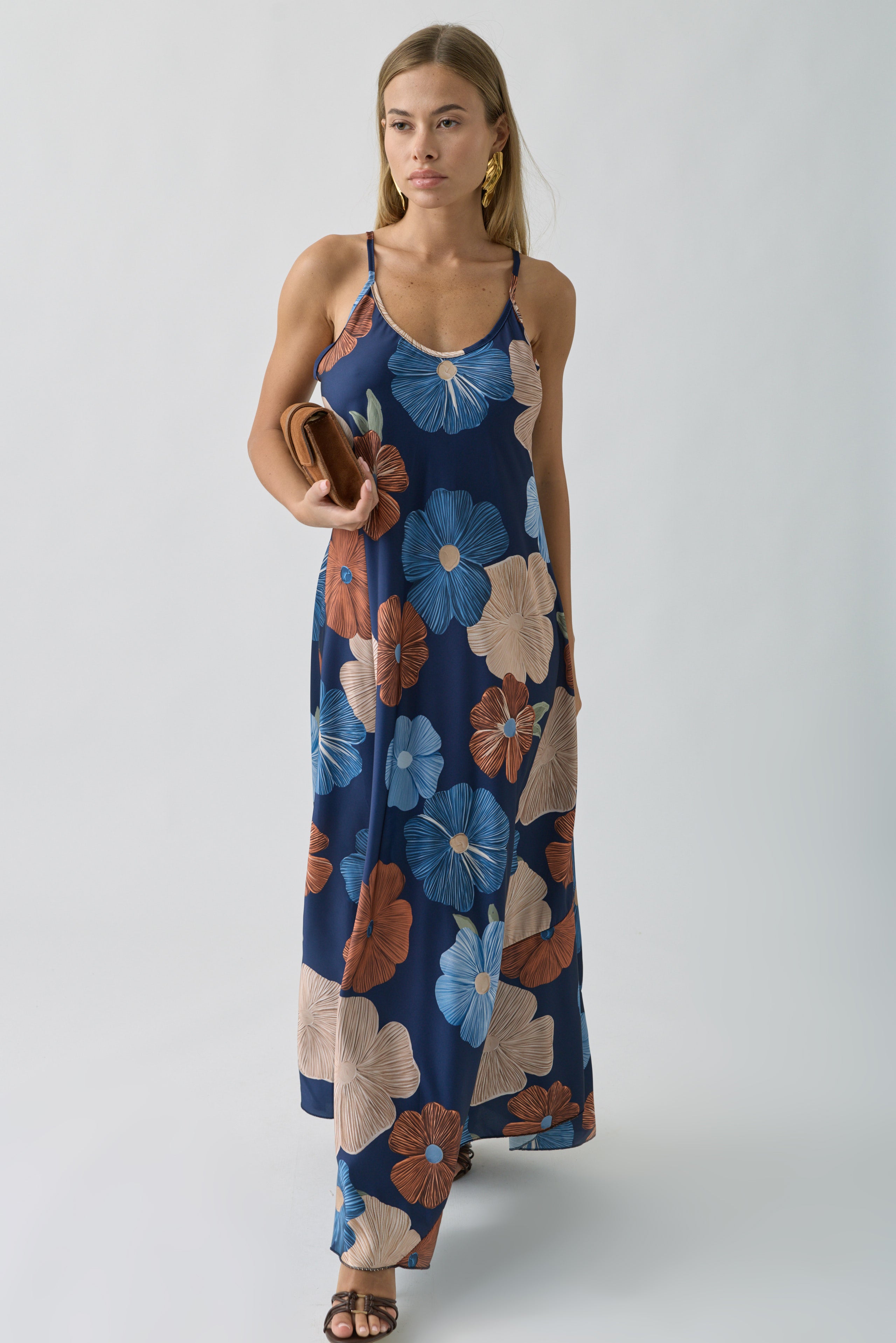 Abito Adele blu|Colore:Blu