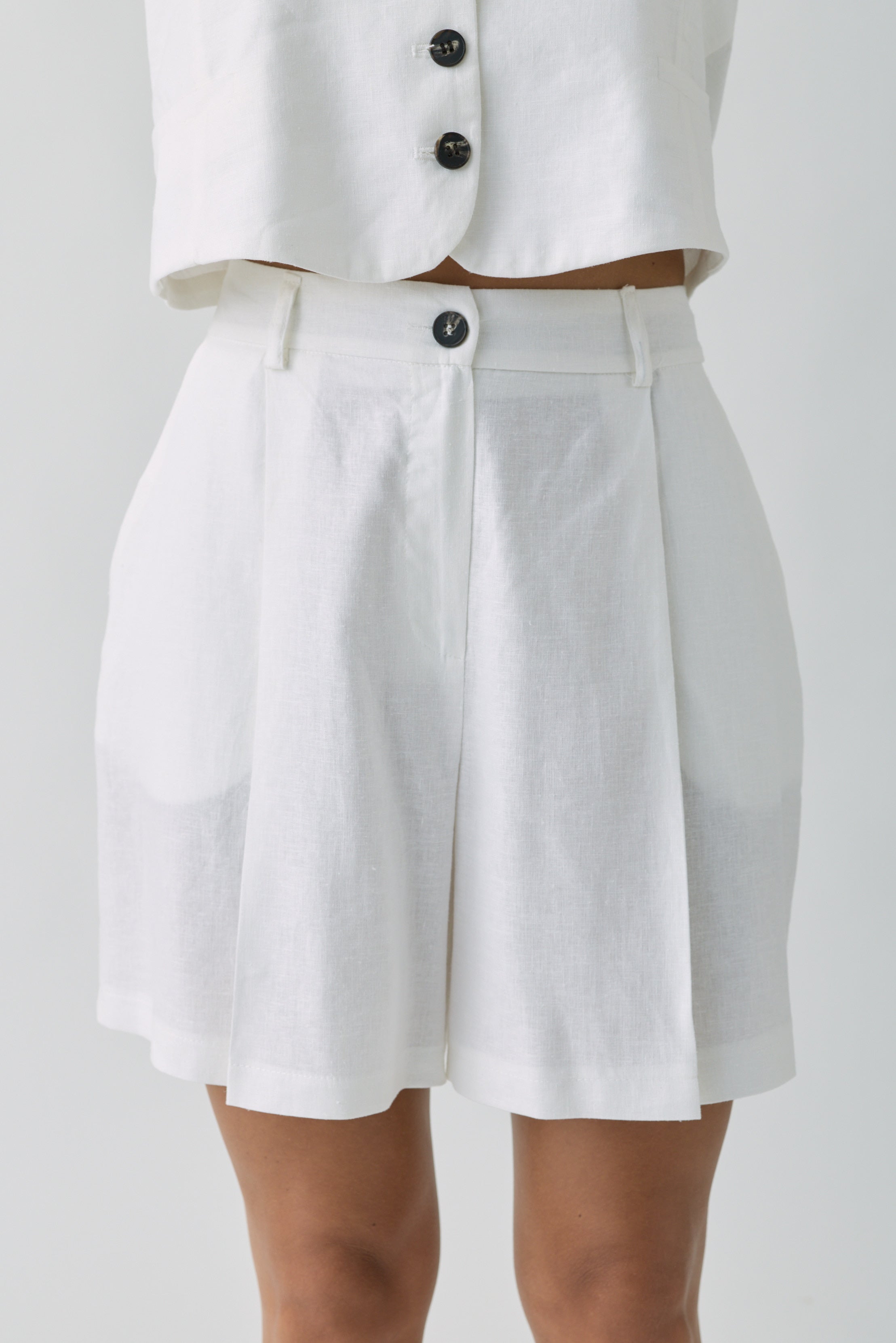 Bermuda Atena Bianco|Colore:Bianco