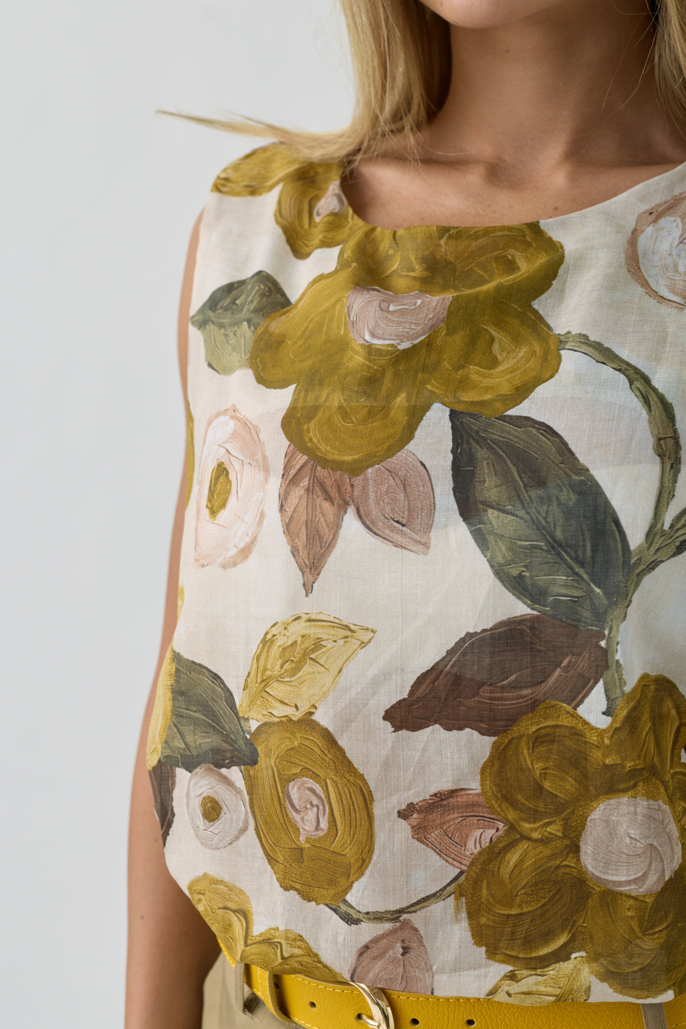 Blusa Rose ocra|Colore:Ocra