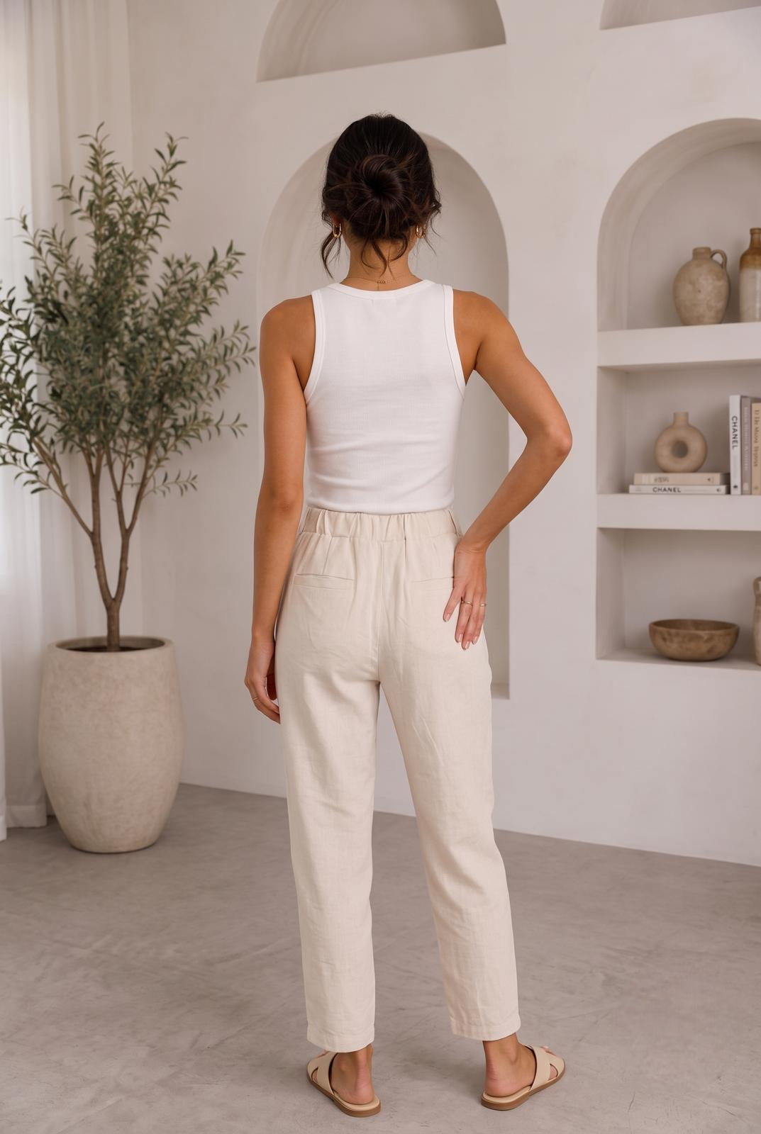 Pantalone Summer beige chiaro|Colore:Beige chiaro
