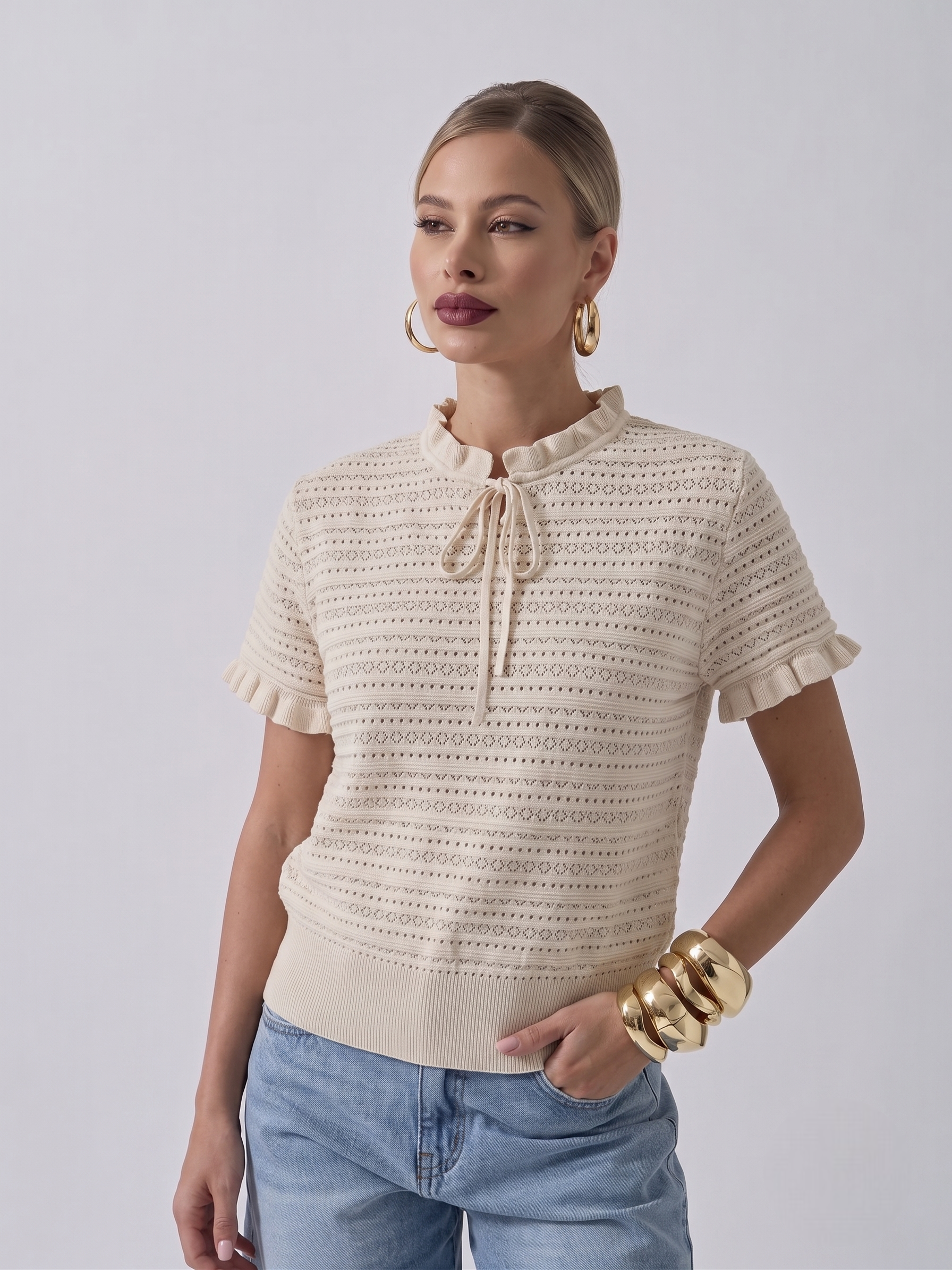 Maglia Grace beige|Colore:Beige