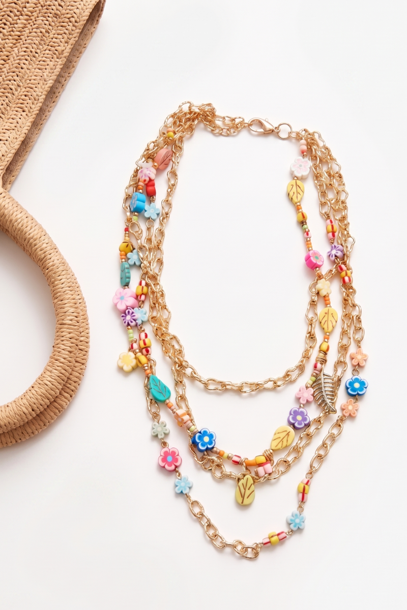 Collana Spring multicolore|Colore:Multicolore