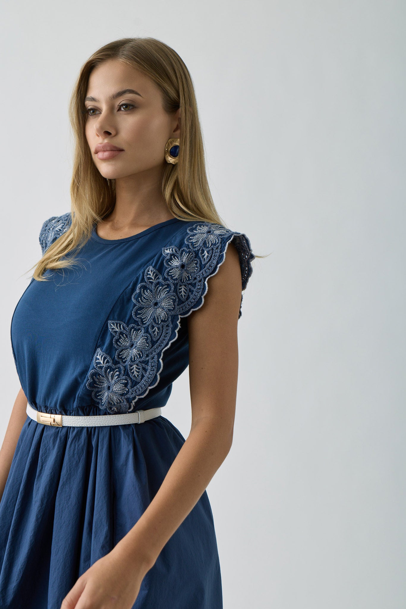 Abito Amalfi blu|Colore:Blu