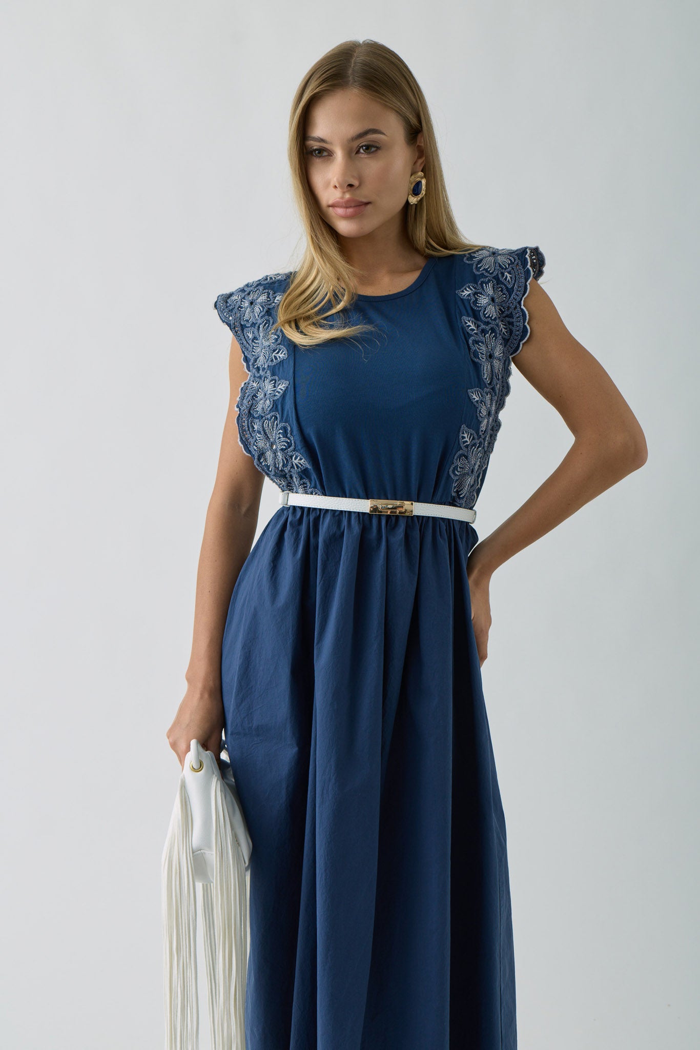 Abito Amalfi blu|Colore:Blu