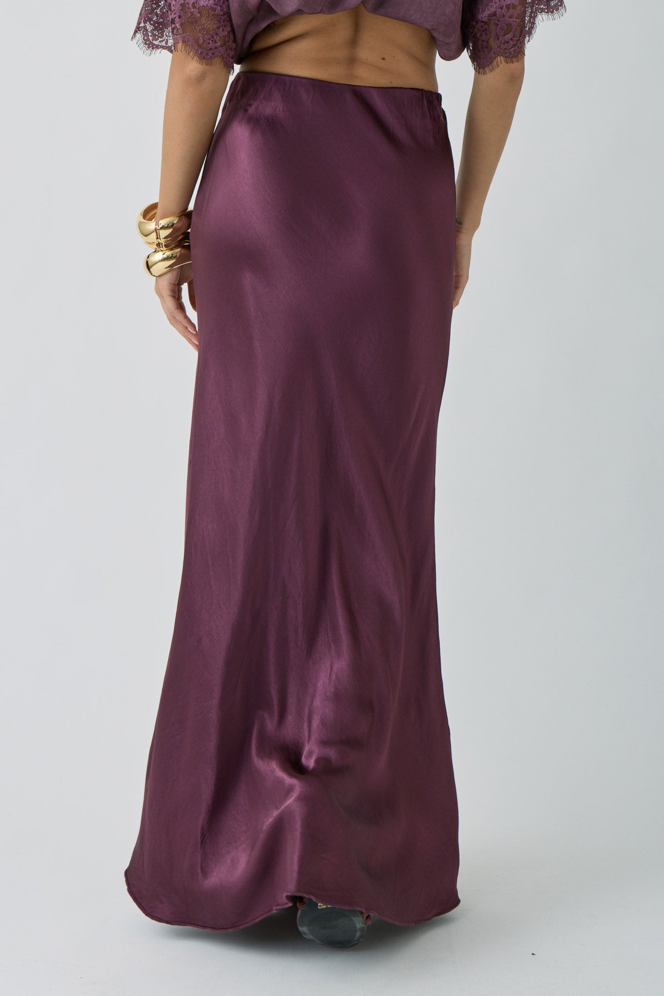 Gonna Longuette malva|Colore:Malva