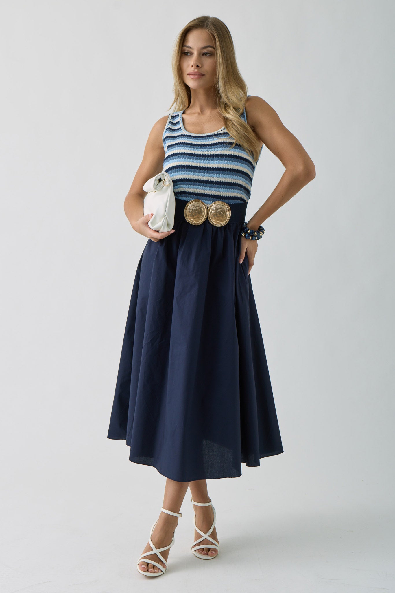 Abito Milos Blu|Colore:Blu