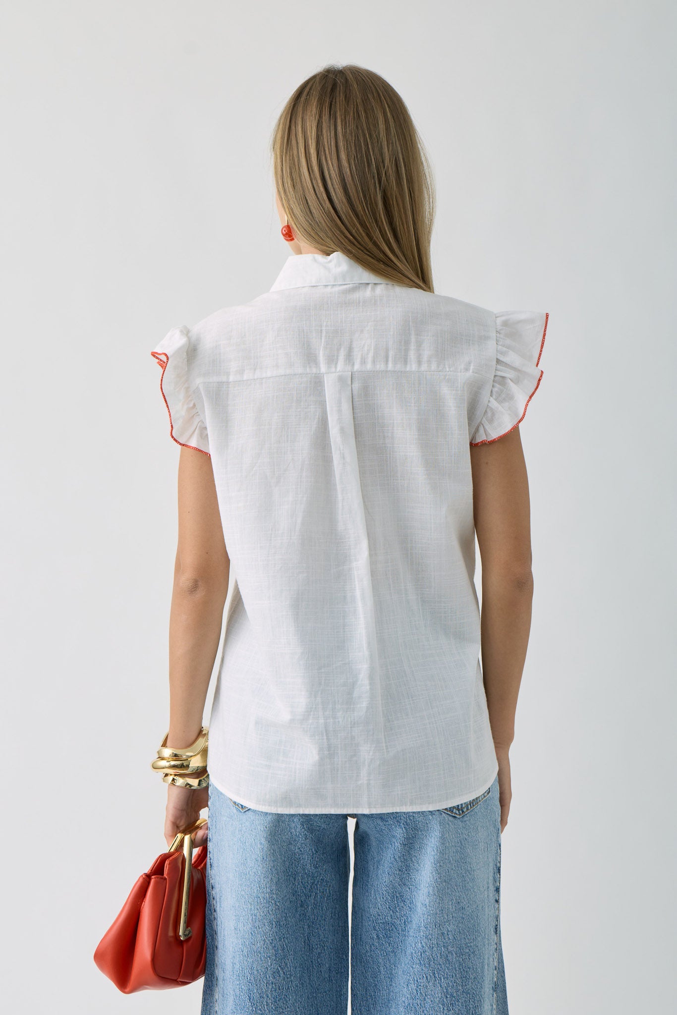 Camicia Ciliegia bianco|Colore:Bianco