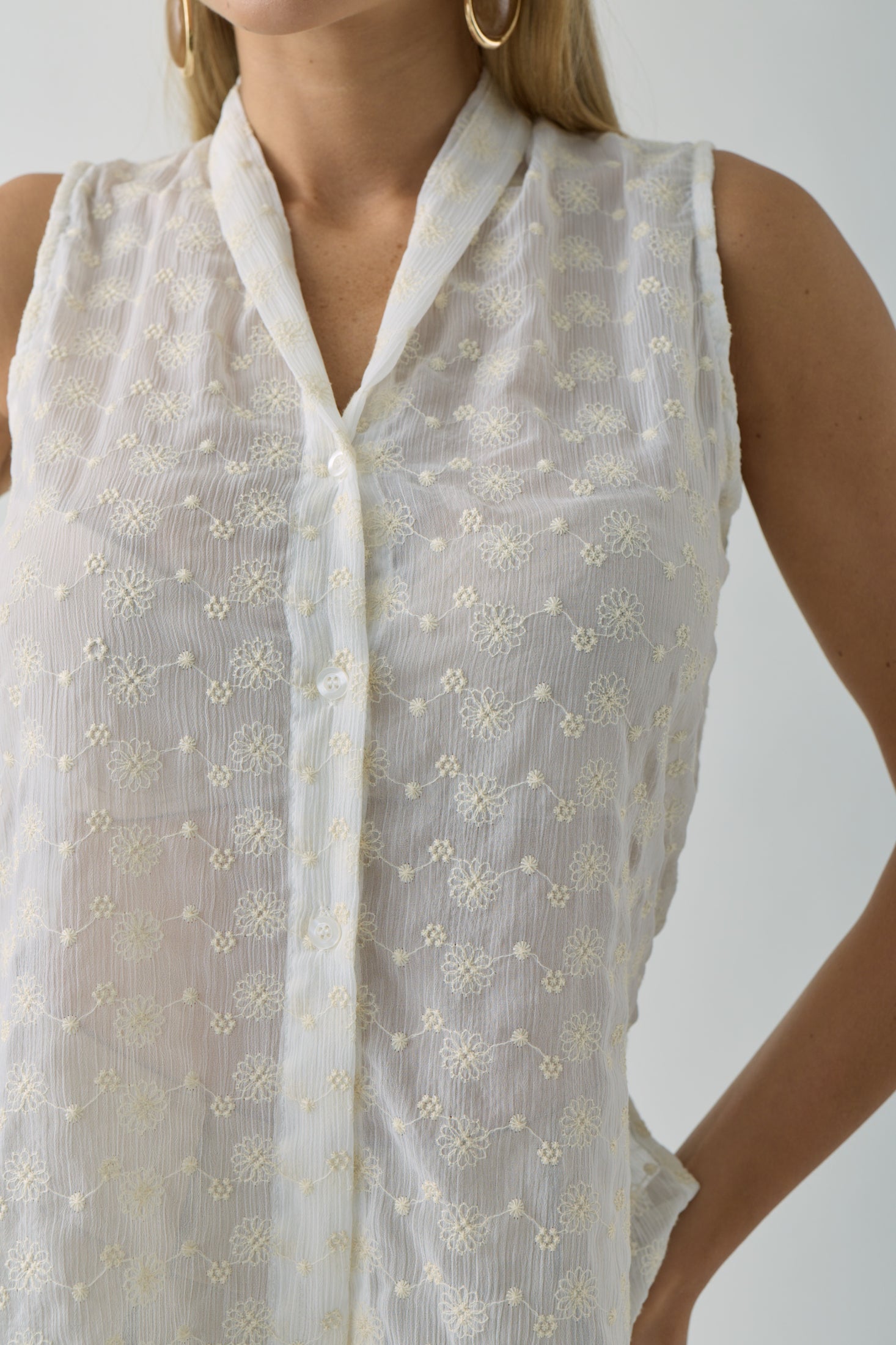 Camicia Daisy panna|Colore:Panna