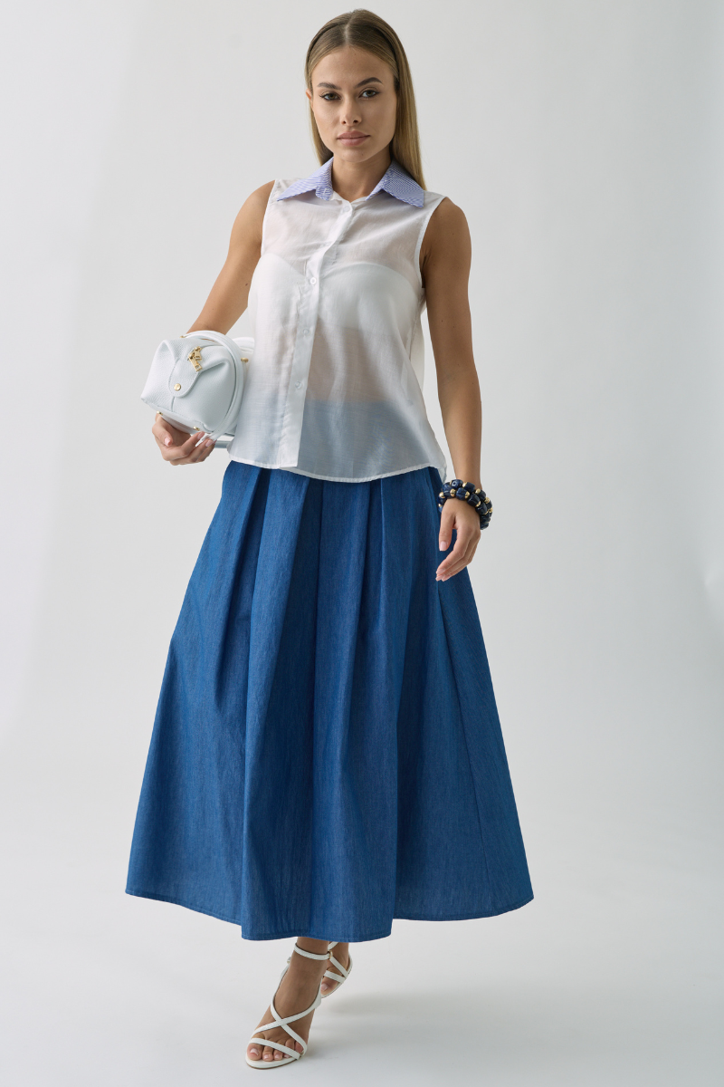 Gonna Denim denim chiaro|Colore:Denim chiaro