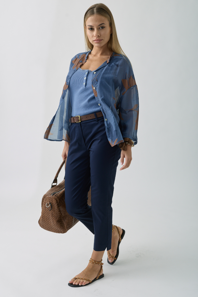 Pantalone Sahara Blu|Colore:Blu