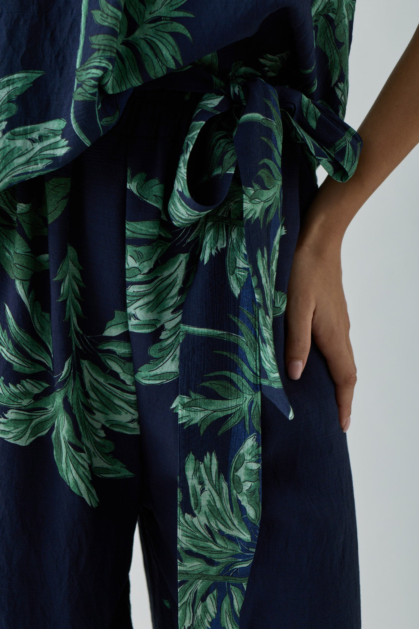 Coordinato Palm blu|Colore:Blu