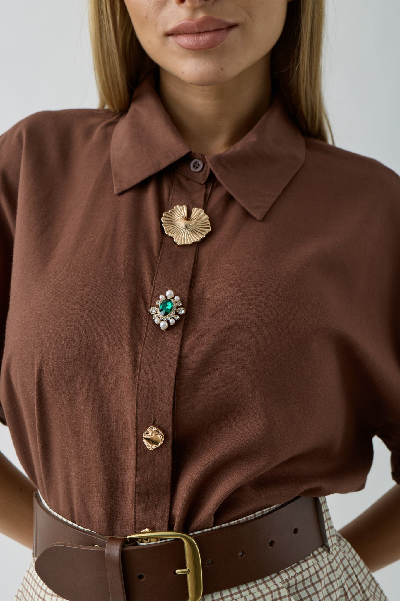 Camicia Lucy testa di moro|Colore:Testa di moro