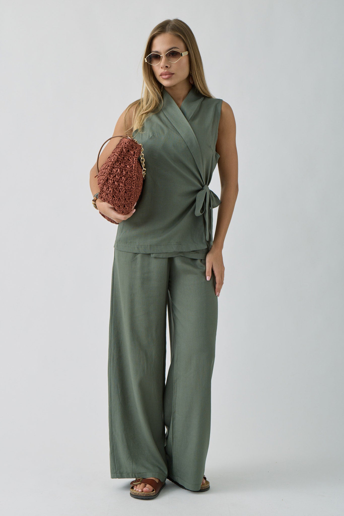 Coordinato Chic verde militare|Colore:Verde militare