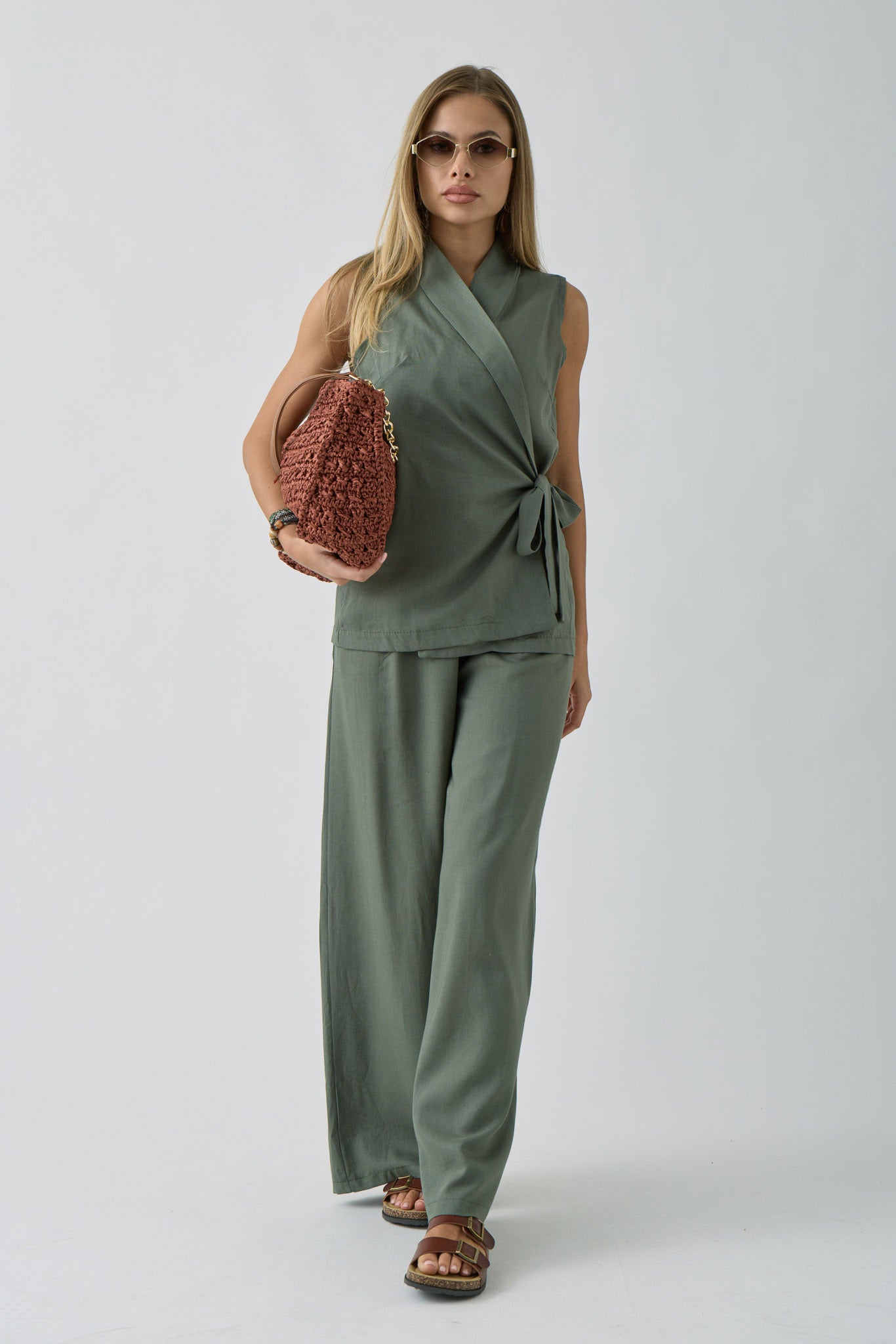 Coordinato Chic verde militare|Colore:Verde militare