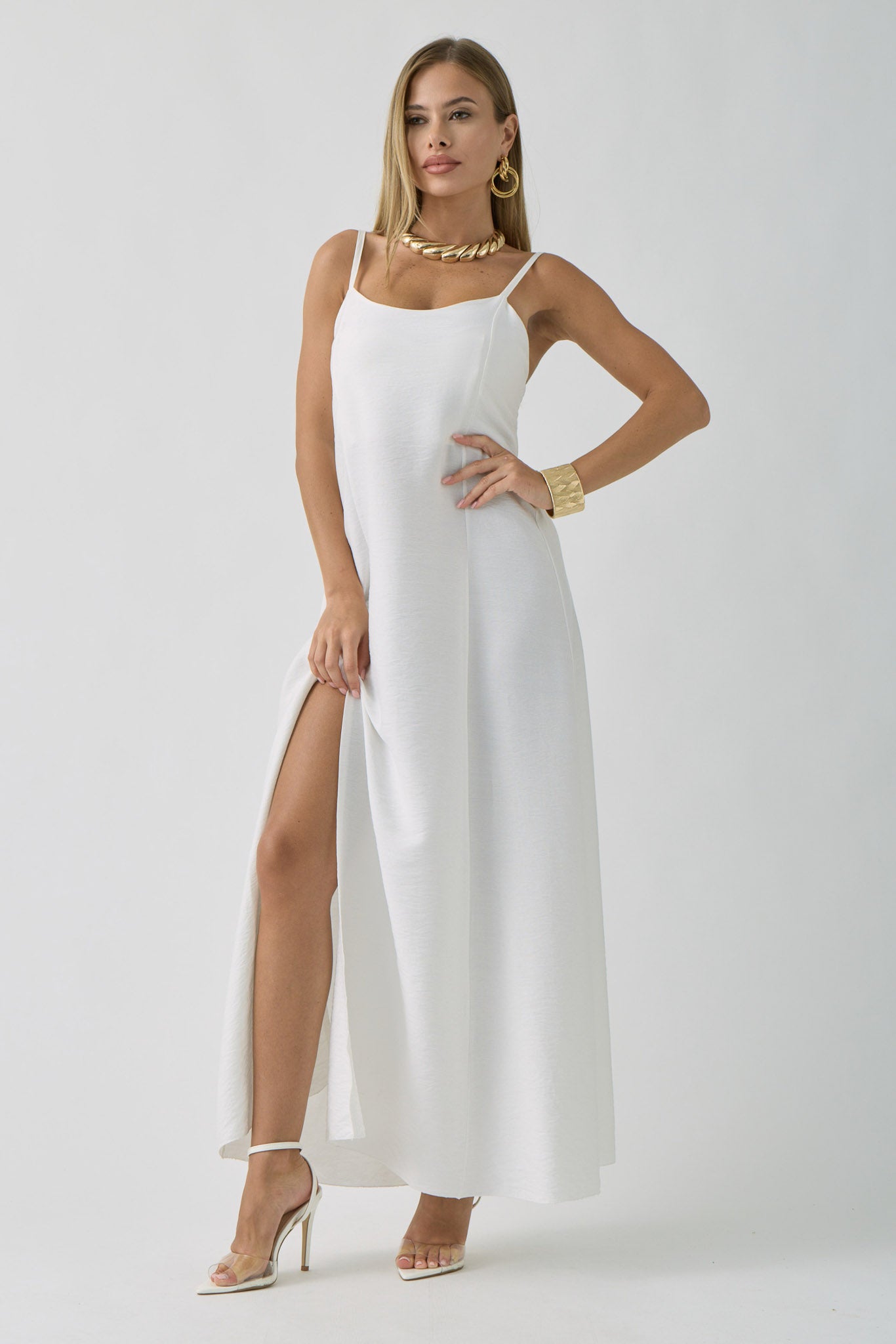 Abito Selene bianco|Colore:Bianco