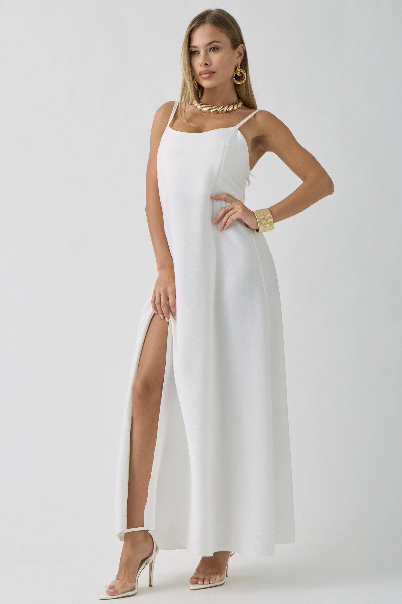 Abito Selene bianco|Colore:Bianco
