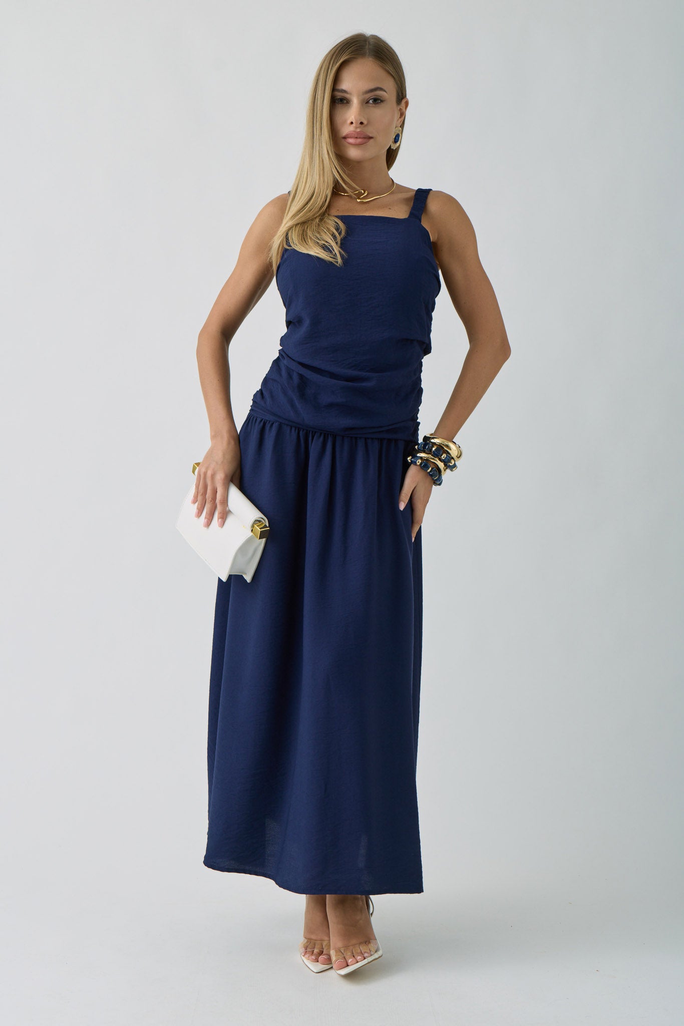 Abito Jasmine blu|Colore:Blu
