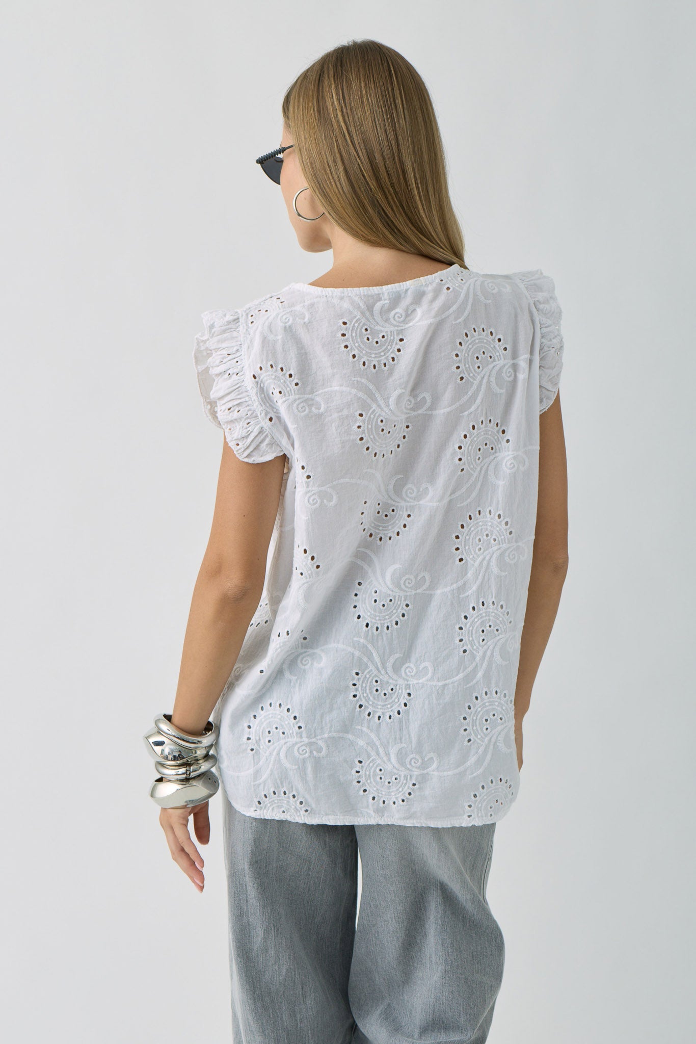Blusa Corfu bianco|Colore:Bianco