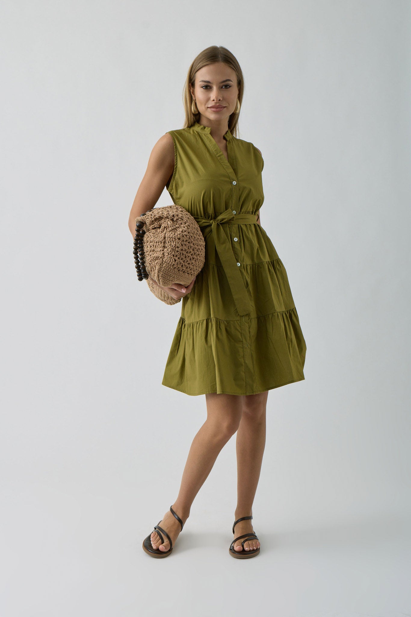 Chemisier Corto Verde|Colore:Verde