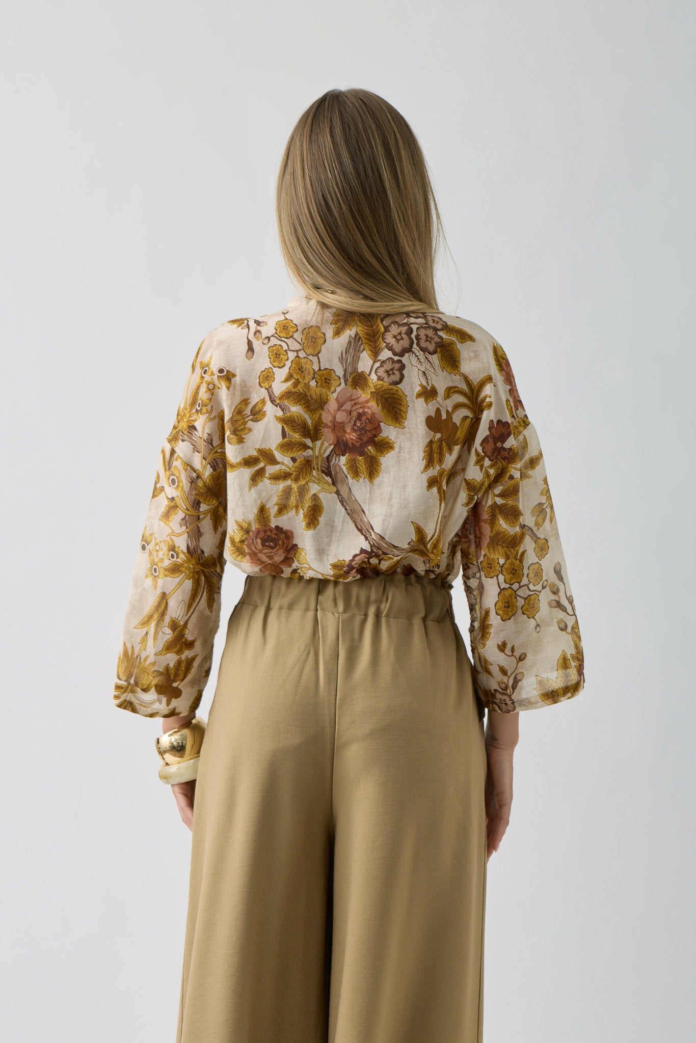 Camicia Bird Ocra|Colore:Ocra