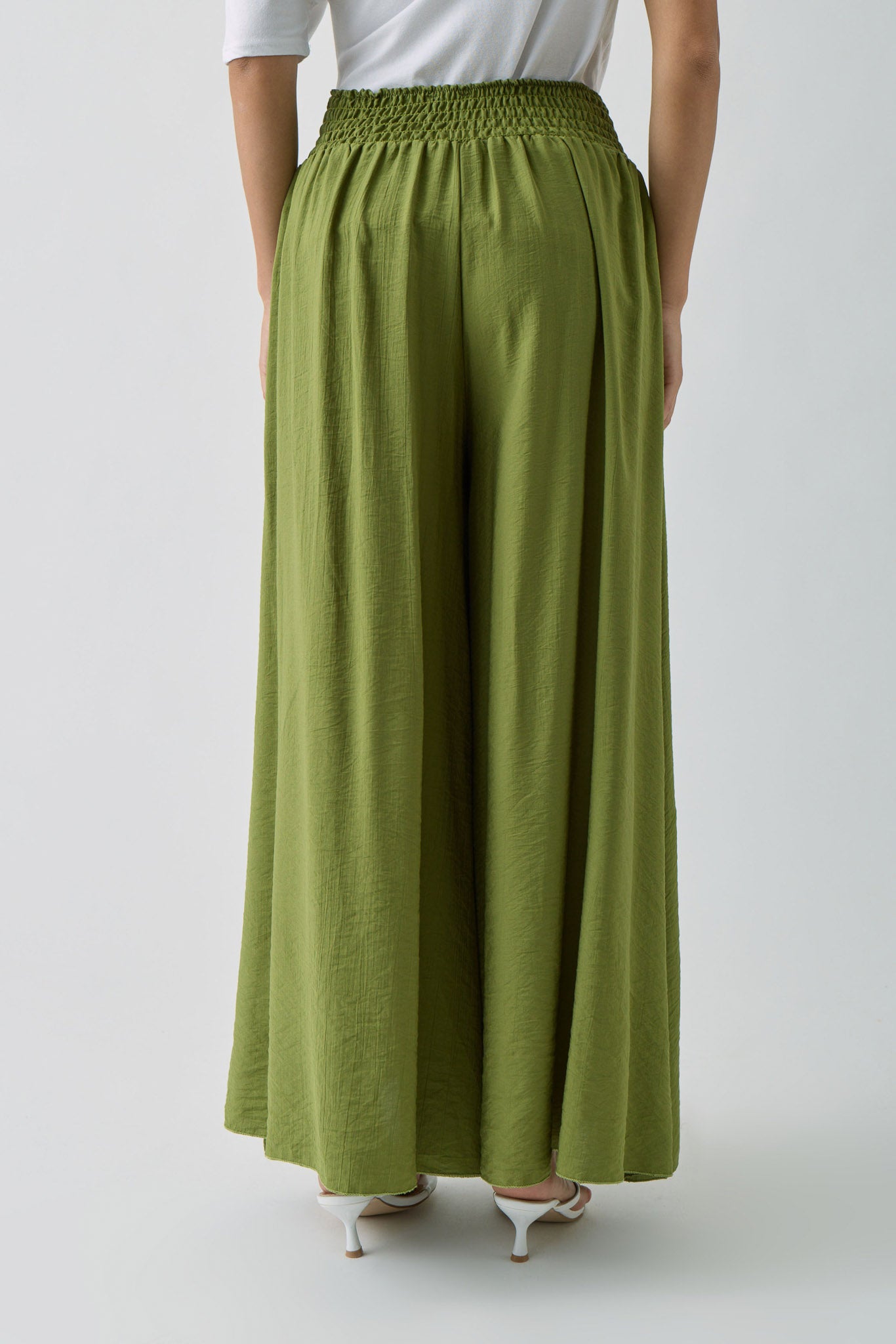 Pantapalazzo Con Elastico Verde|Colore:Verde