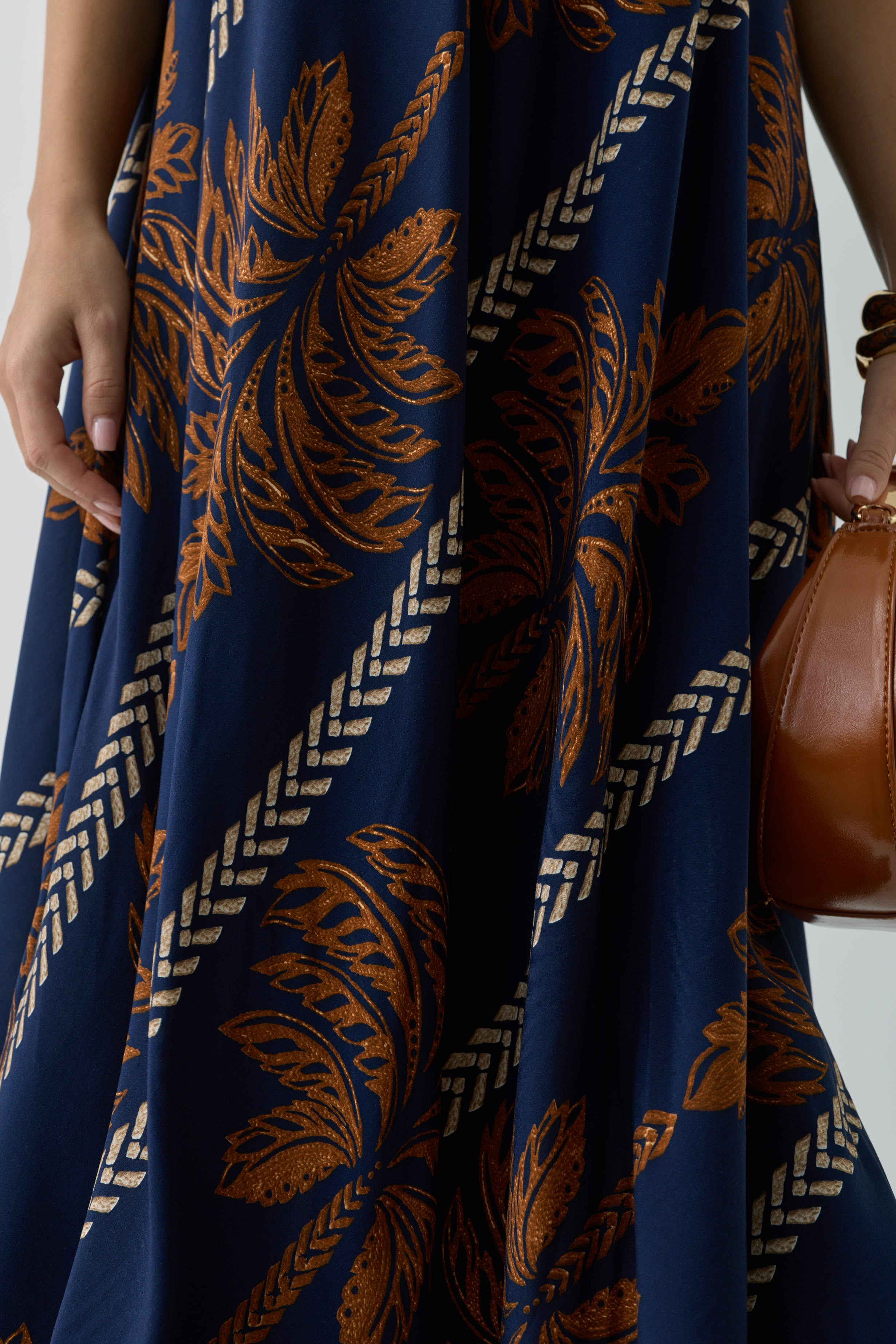 Abito Palm blu|Colore:Blu