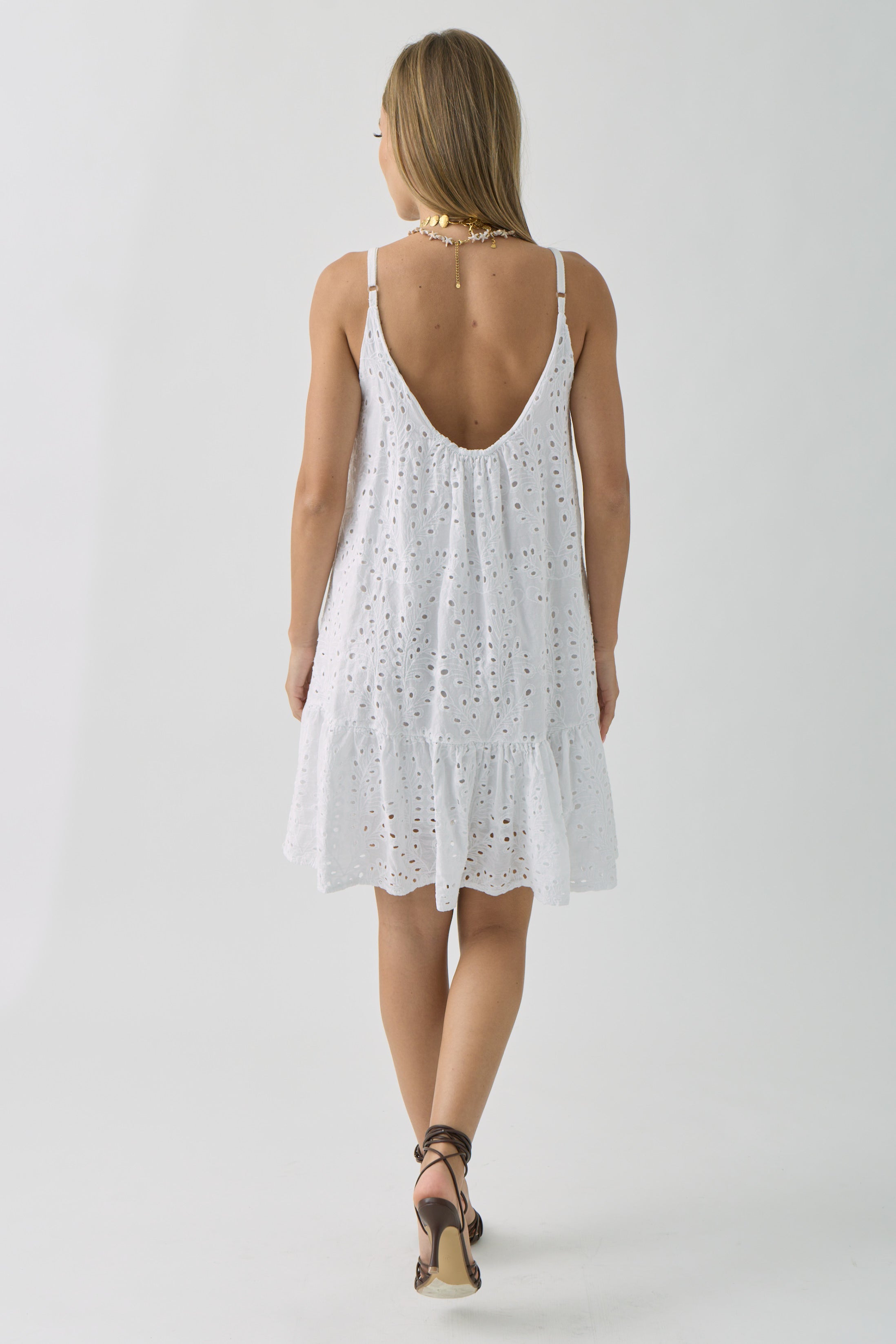 Abito Sangallo Bianco|Colore:Bianco