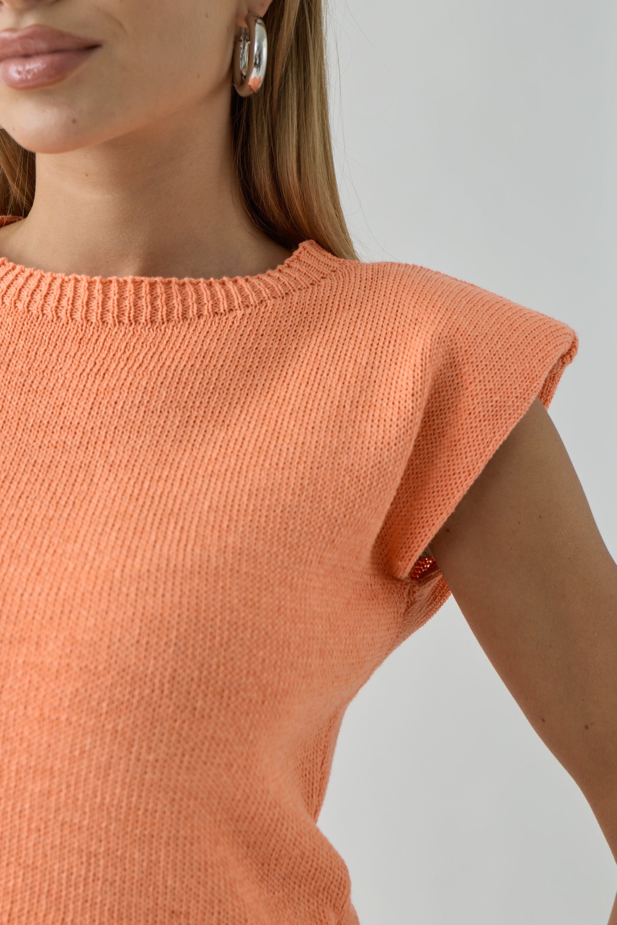 Gilet Filo Spalline Arancio|Colore:Arancio