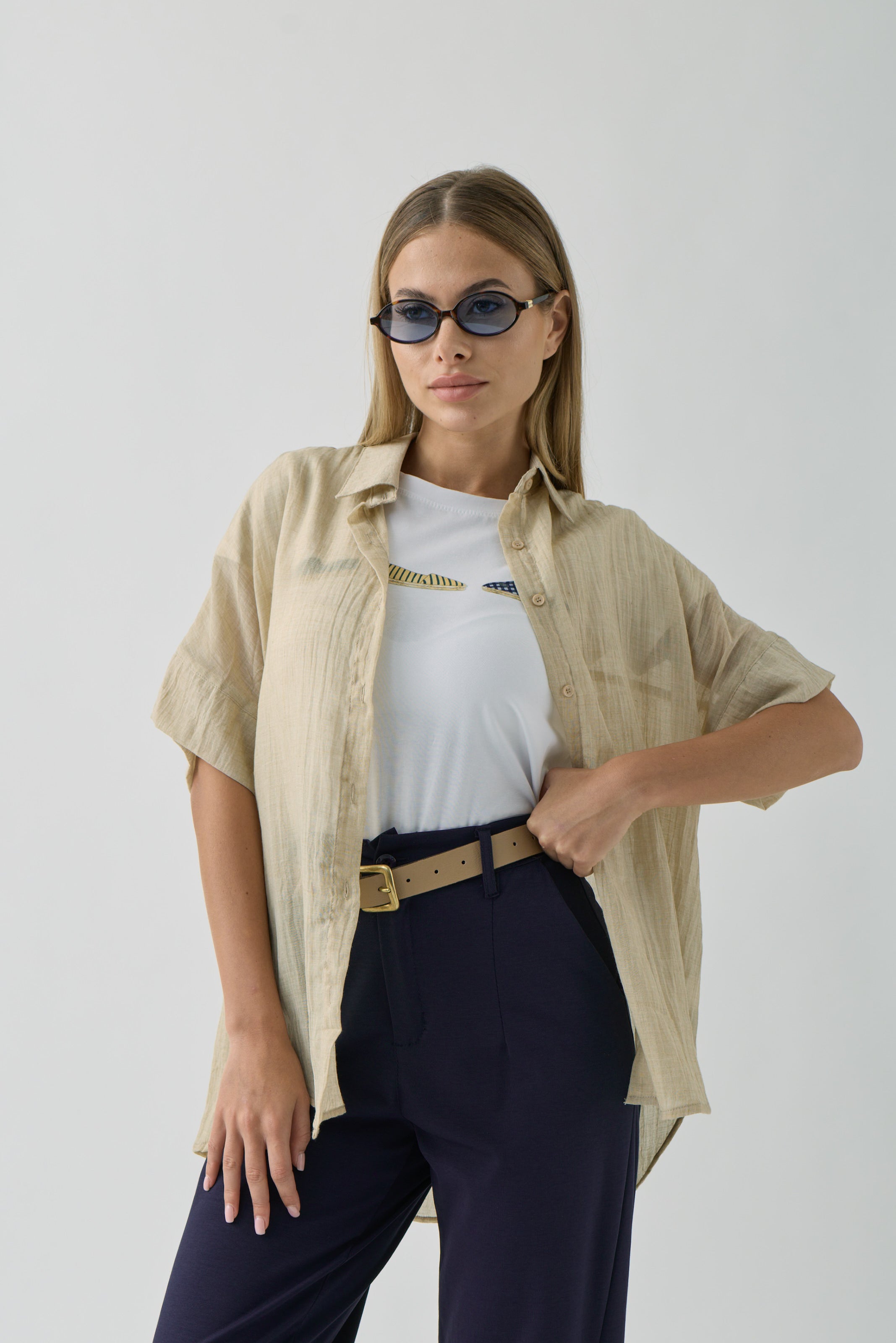 Camicia Ruben cammello|Colore:Cammello