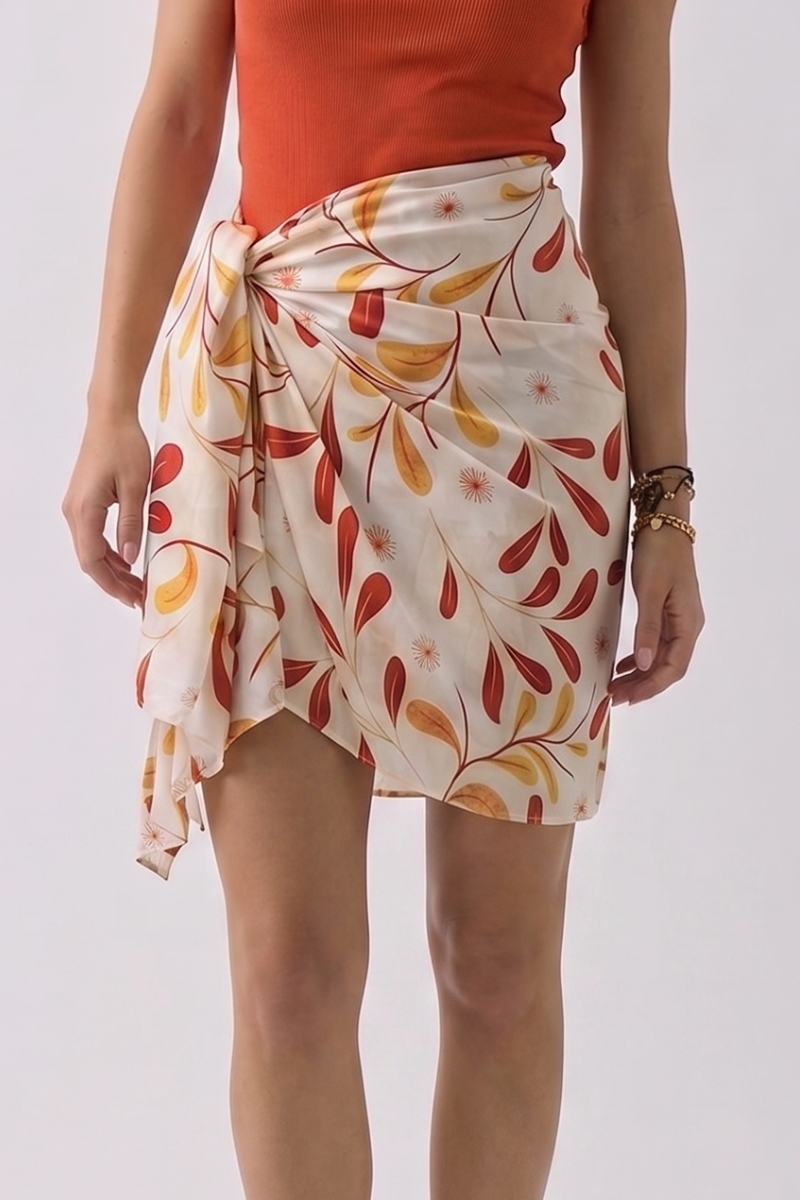 Foulard Flower giallo|Colore:Giallo