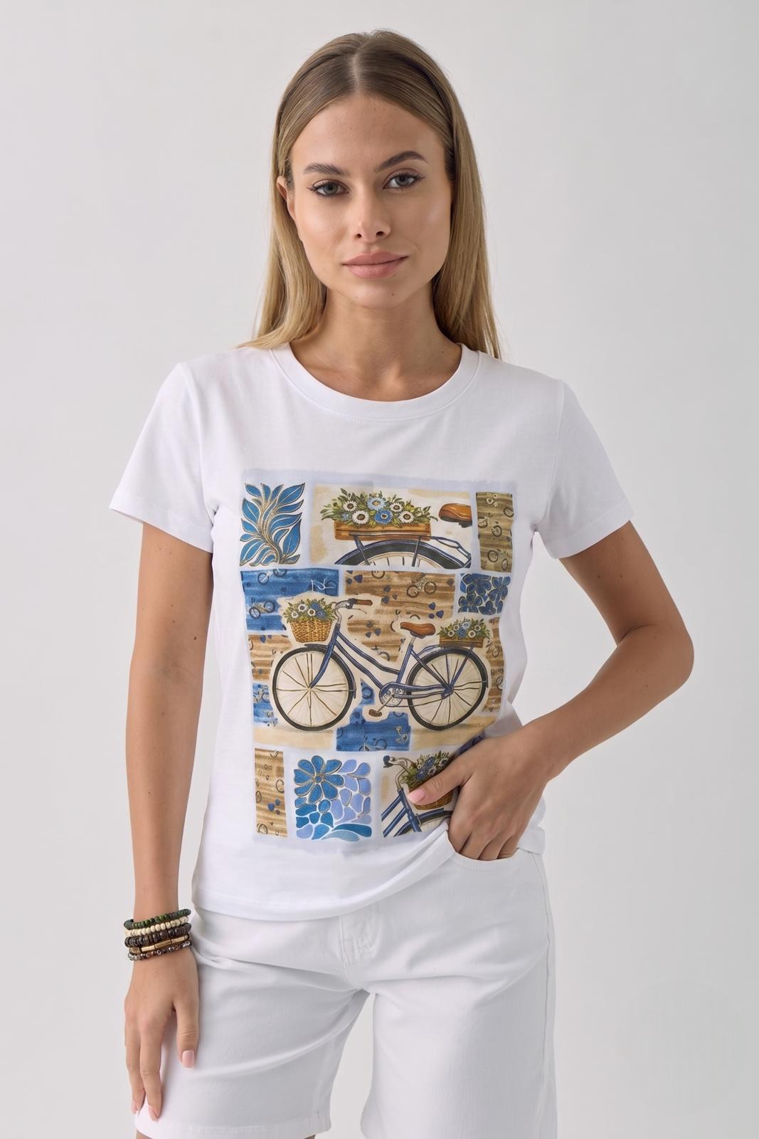 T-Shirt Bike Summer avion|Colore:Avion