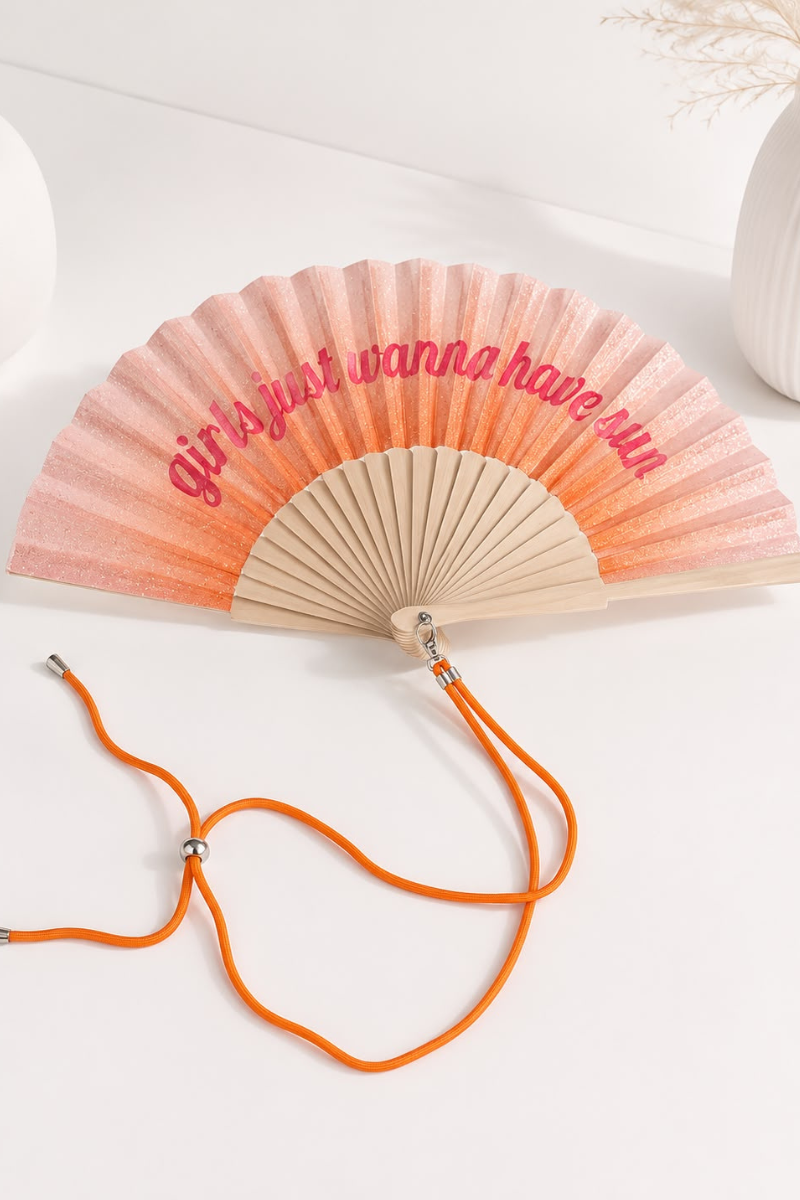 Ventaglio Girls arancione|Colore:Arancione