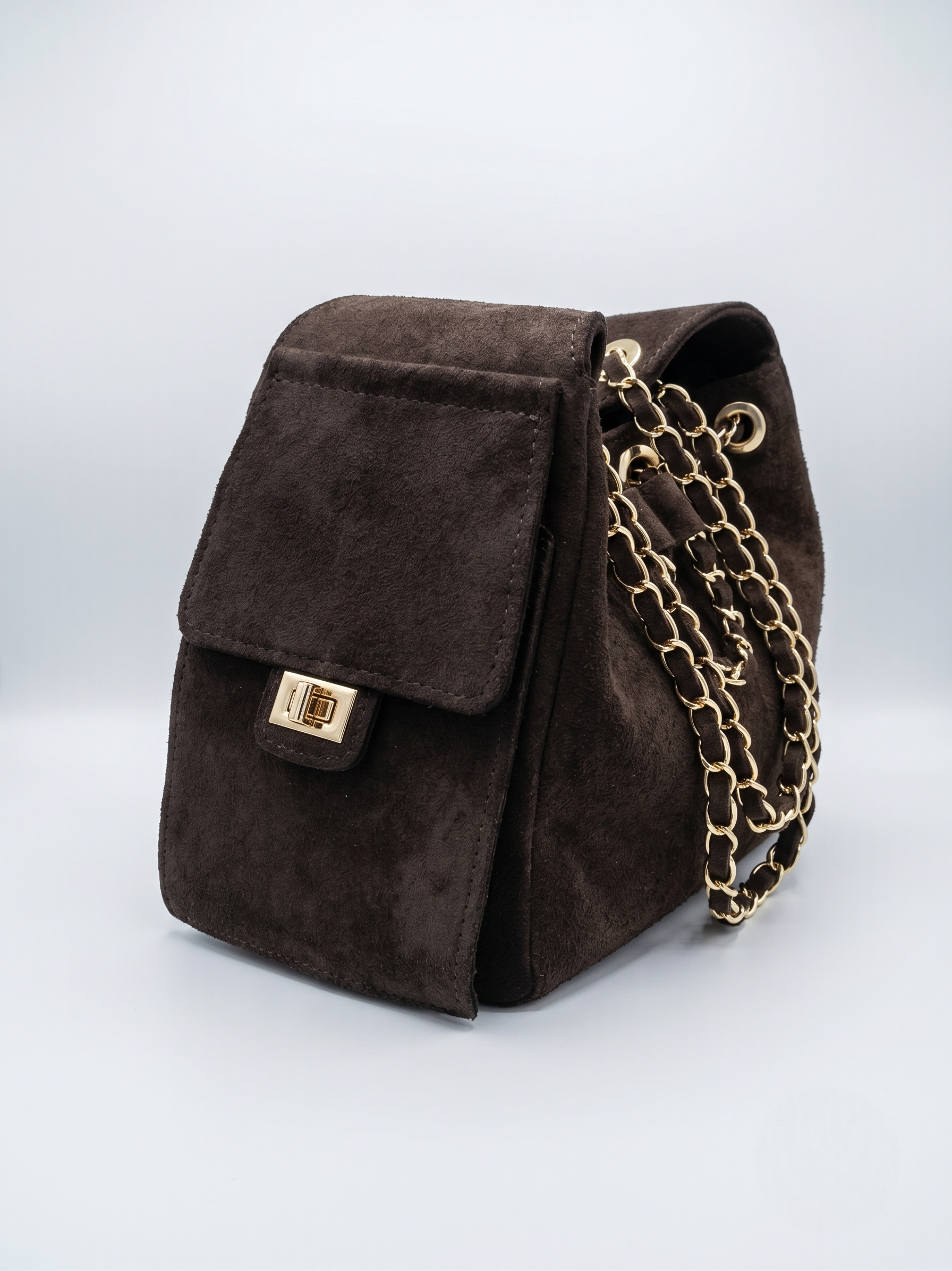 Borsa Con Tasche Laterali testa di moro|Colore:Testa di moro