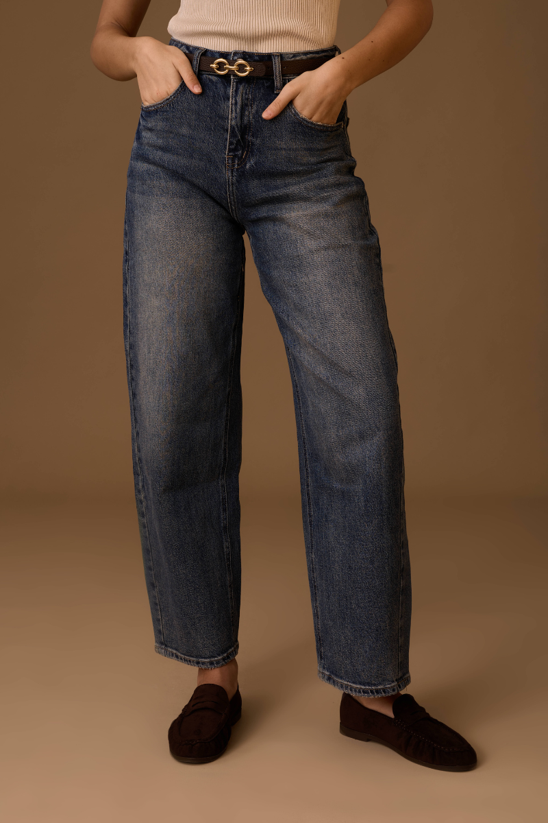 Jeans Ballon denim|Colore:Denim
