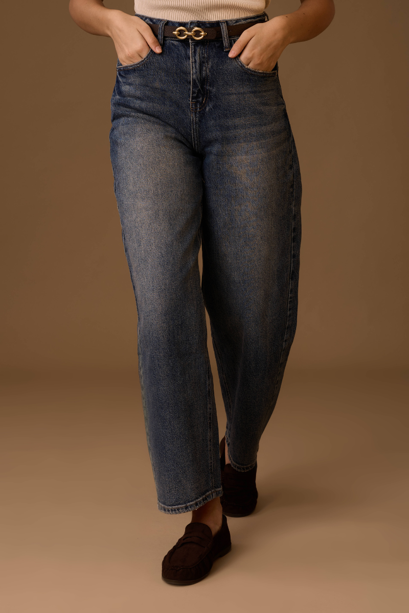 Jeans Ballon denim|Colore:Denim