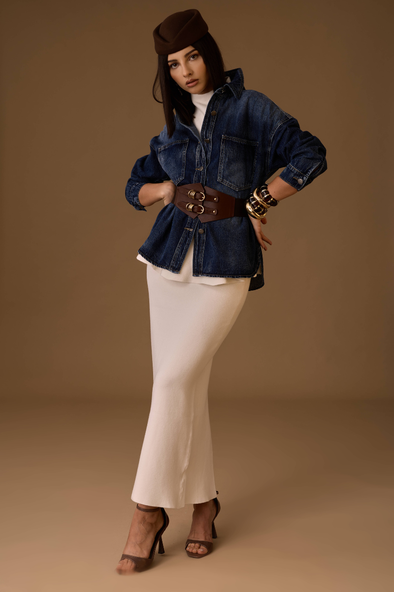 Camicia Denim Urban denim scuro|Colore:Denim scuro