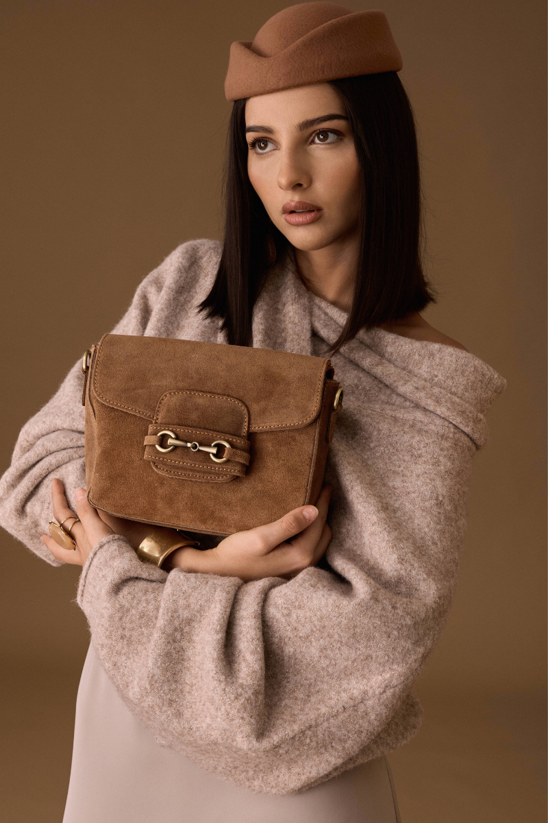 Borsa jill cuoio scuro|Colore:Cuoio scuro